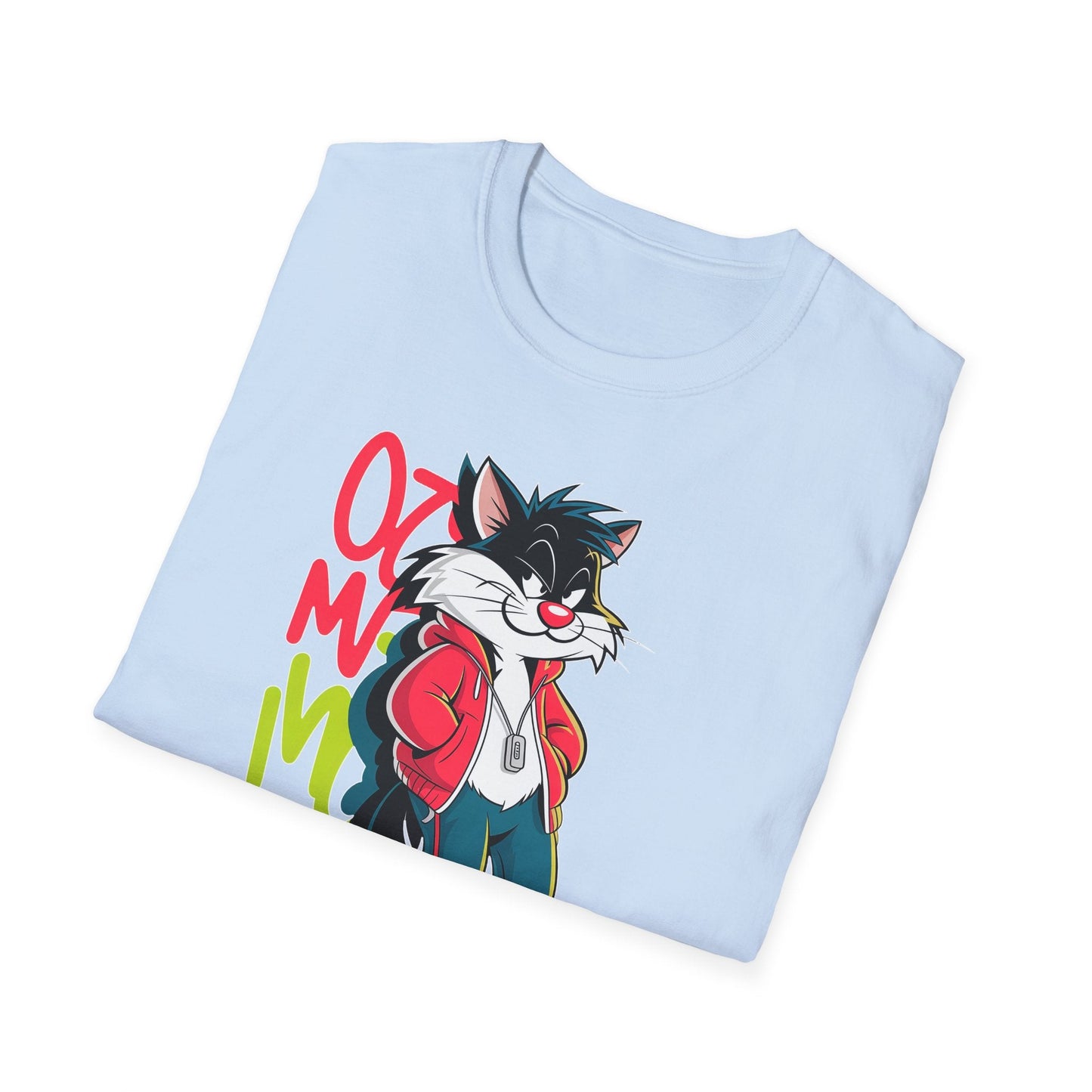 Cartoon T Shirt With Animals And Animation Tee For Unisex Softstyle Gildan 64000