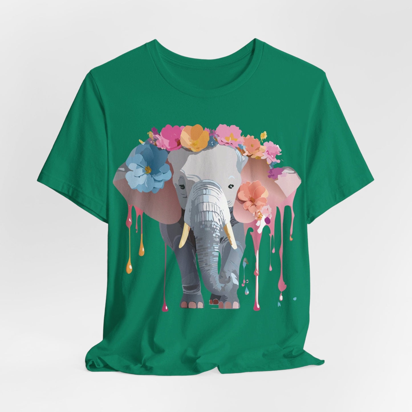 Vintage Inspired Adelpha Elephant Graphic T Shirt Unisex Short Sleeve Premium Artwork