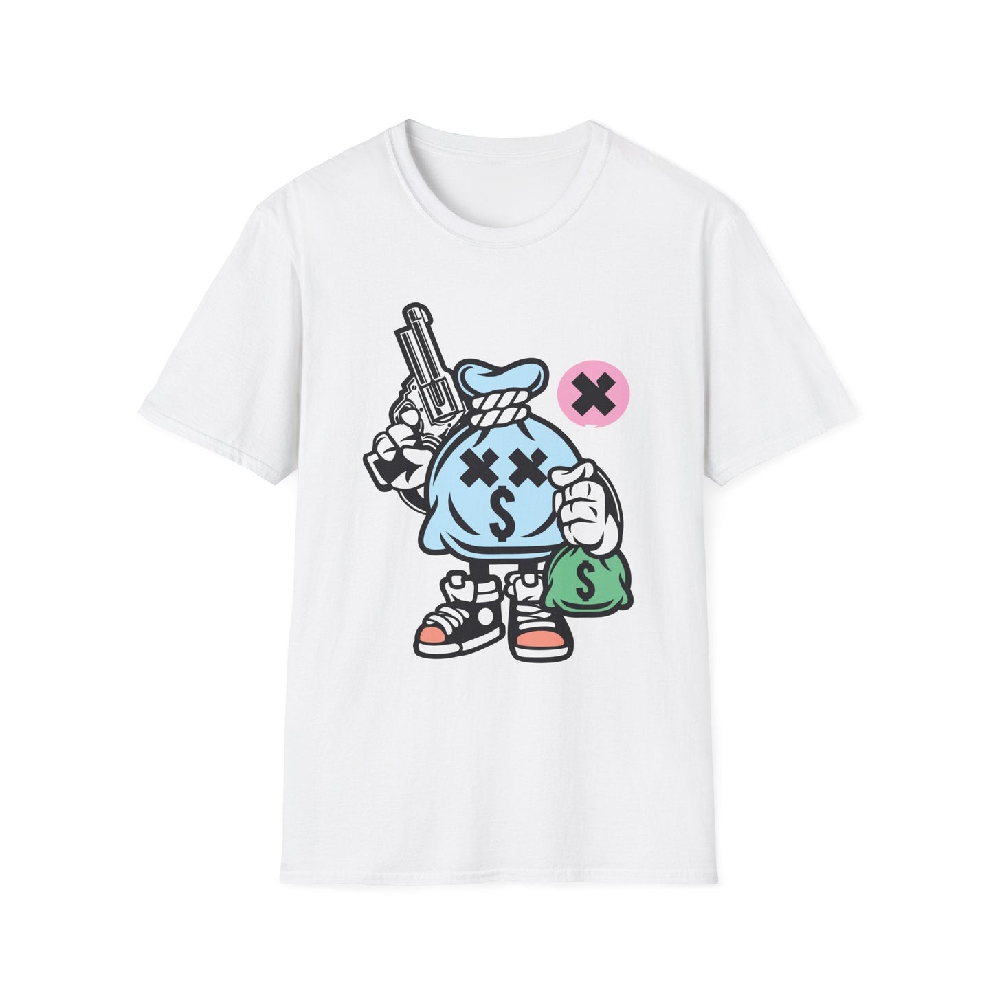 Cartoon T Shirt Animation T Shirt Funny Tee Unisex Gildan Softstyle 64000 100 Percent Cotton