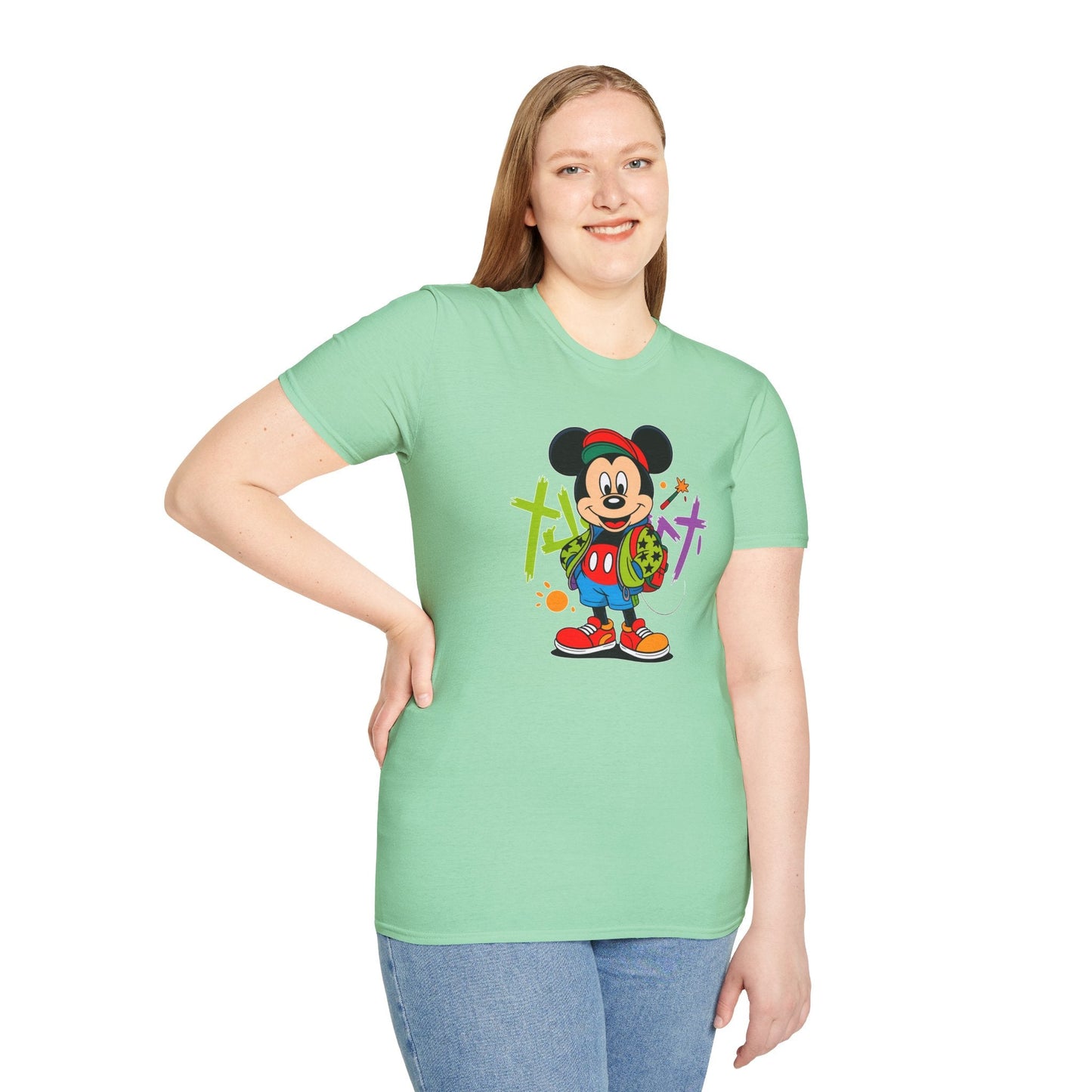 Unisex Cartoon T Shirt With Animation Artwork Funny Animals Tee For Casual Wear Everyday