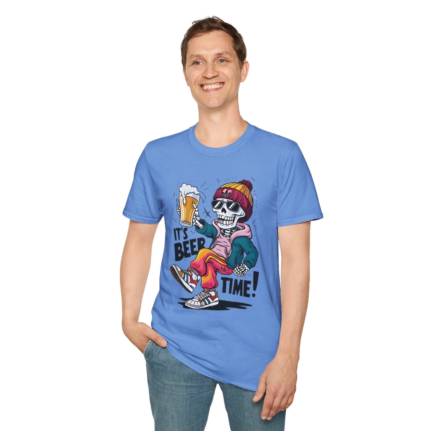 Gildan Softstyle 64000 Skull T Shirt Unisex Skeleton Graphic Tee Premium Comfort