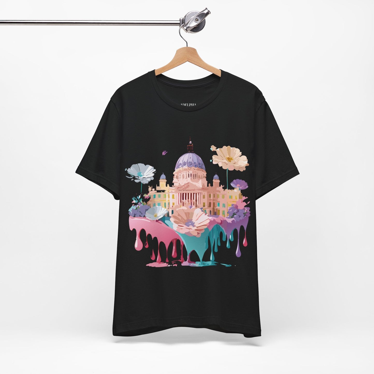Madrid Tourist Shirt Graphic Tee Unisex Vintage Inspired Art Design Adelpha Brand