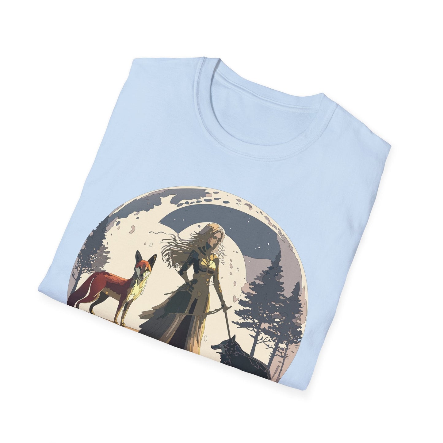 Womens Graphic T Shirt Art Design Tee Softstyle 64000 Gildan Unisex Short Sleeve