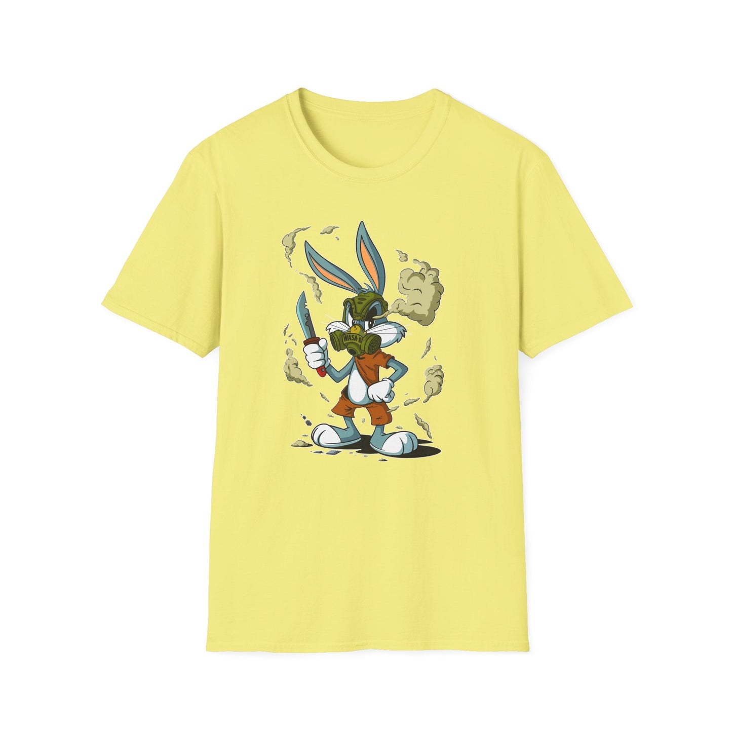 Bugs Bunny T Shirt Unisex Cartoon Graphic Tee Softstyle Gildan 64000 Short Sleeve