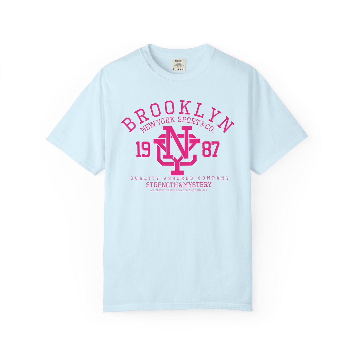Brooklyn 1987 Athletic Logo Unisex Comfort Colors Garment-Dyed Heavyweight 100 Cotton Art Design T-Shirt w11