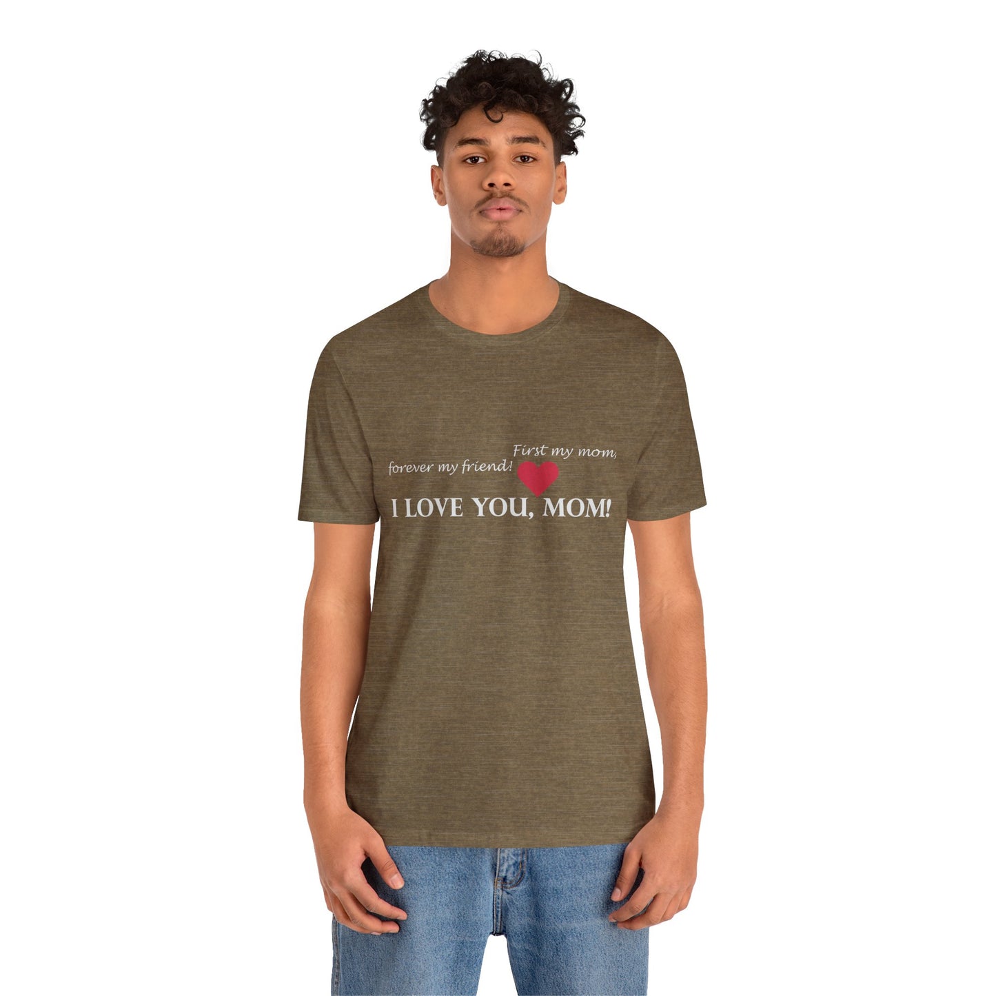 Unisex Cotton Tee Shirt with Mom Signature