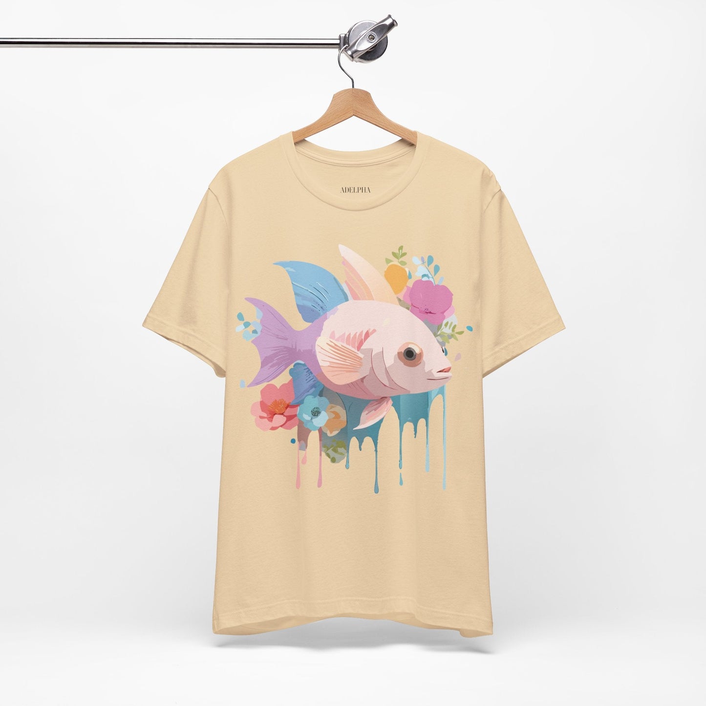 Adelpha Graphic Unisex Tee With Vintage Inspired Artwork Short Sleeve Premium Quality Cotton