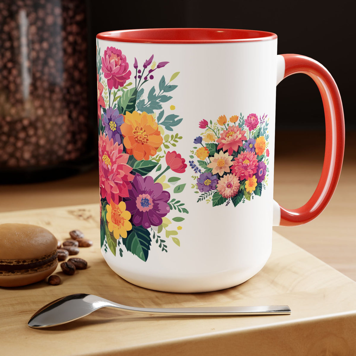 Floral Mug, Floral Cup