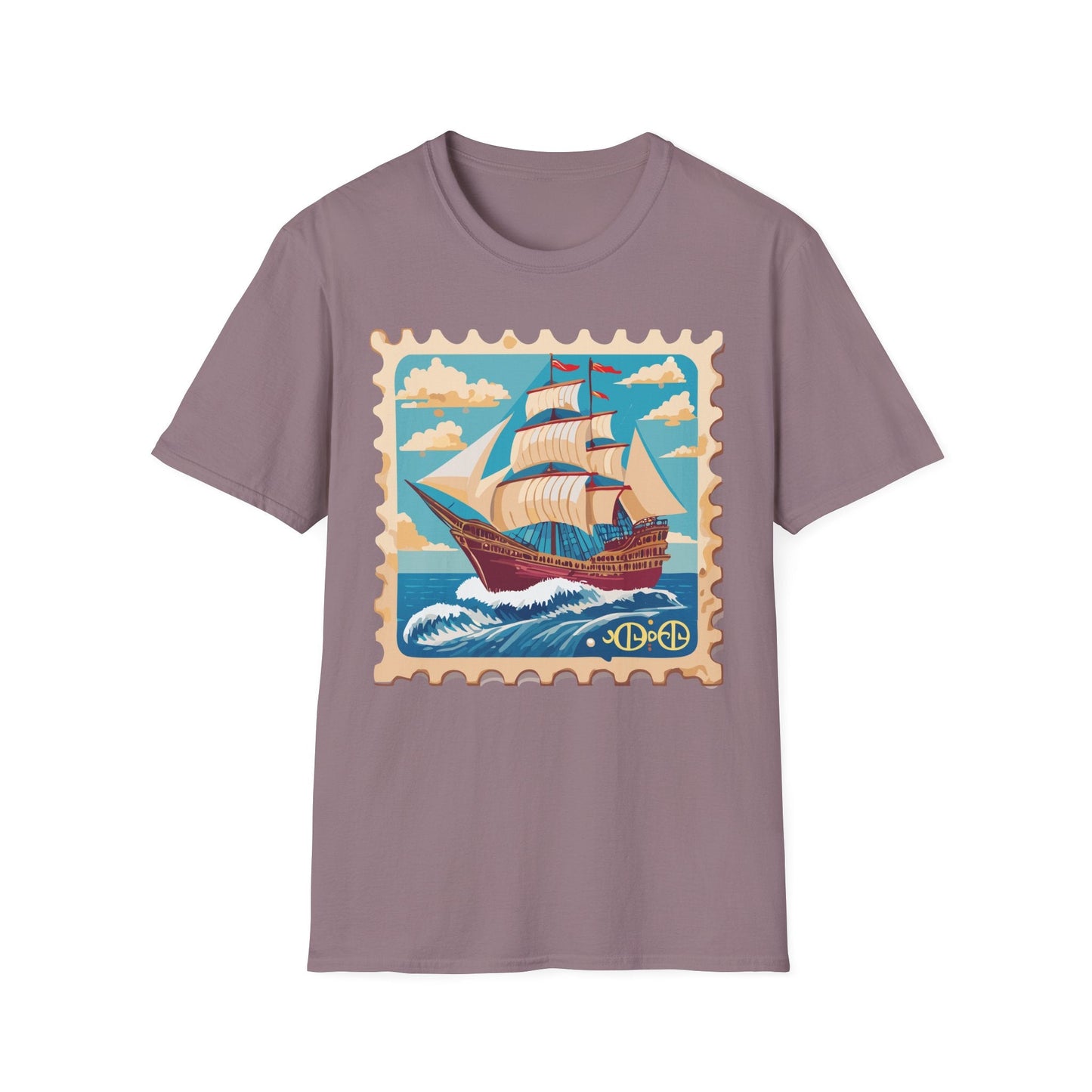 Ship T Shirts Frigate Vessel Tee Unisex Softstyle Gildan 64000 100 Percent Cotton