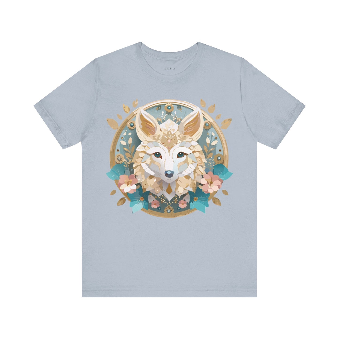 Adelpha Medallion Graphic Tee Unisex Short Sleeve Jersey Shirt With Vintage Artwork