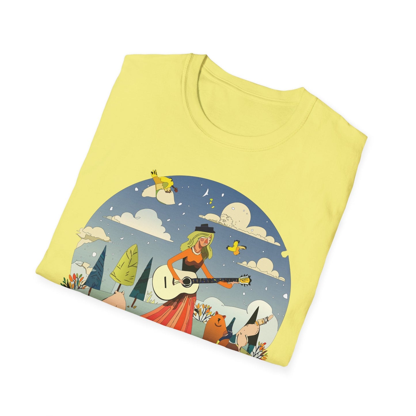 Womens Graphic T Shirt Art Design Tee Unisex SoftStyle Gildan 64000 100 Percent Cotton