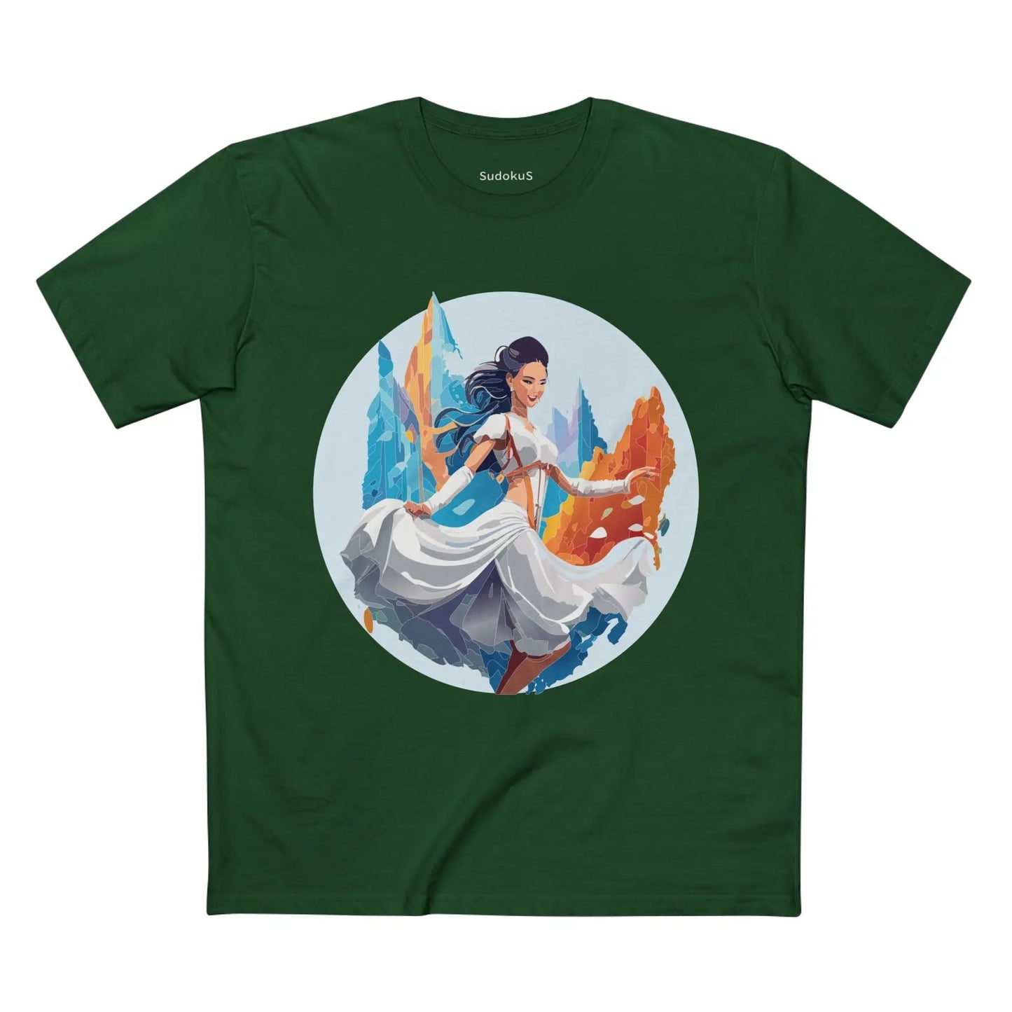 Dancer Graphic Unisex 100 Cotton Staple Tee 14