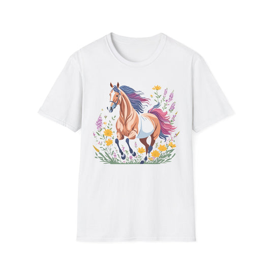 Horse Shirt Unisex Softstyle 64000 Cotton Tee Gildan 100 Percent Ring Spun