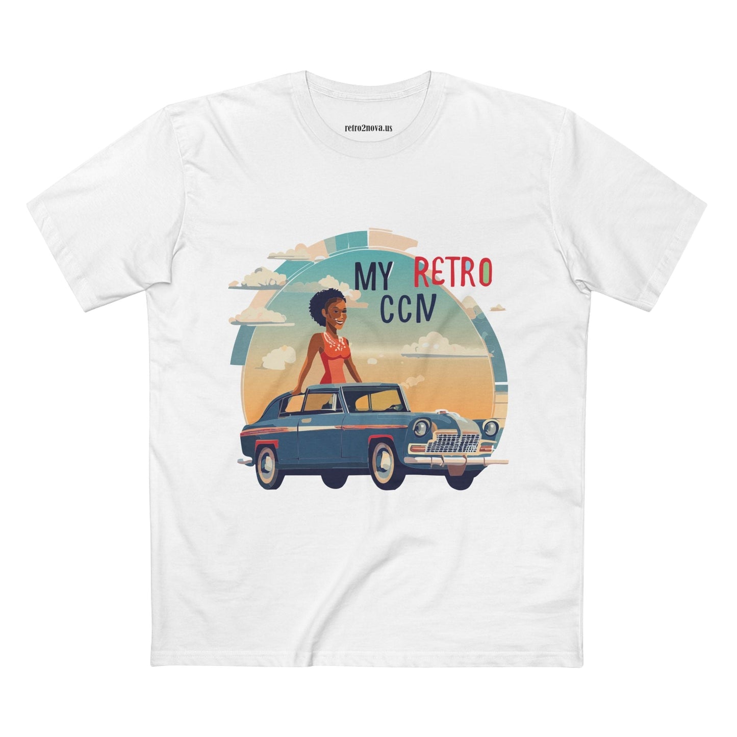 Retro Car Shirts Vintage Car Shirts RC 14 Unisex Premium Cotton Tee With Original Art Design