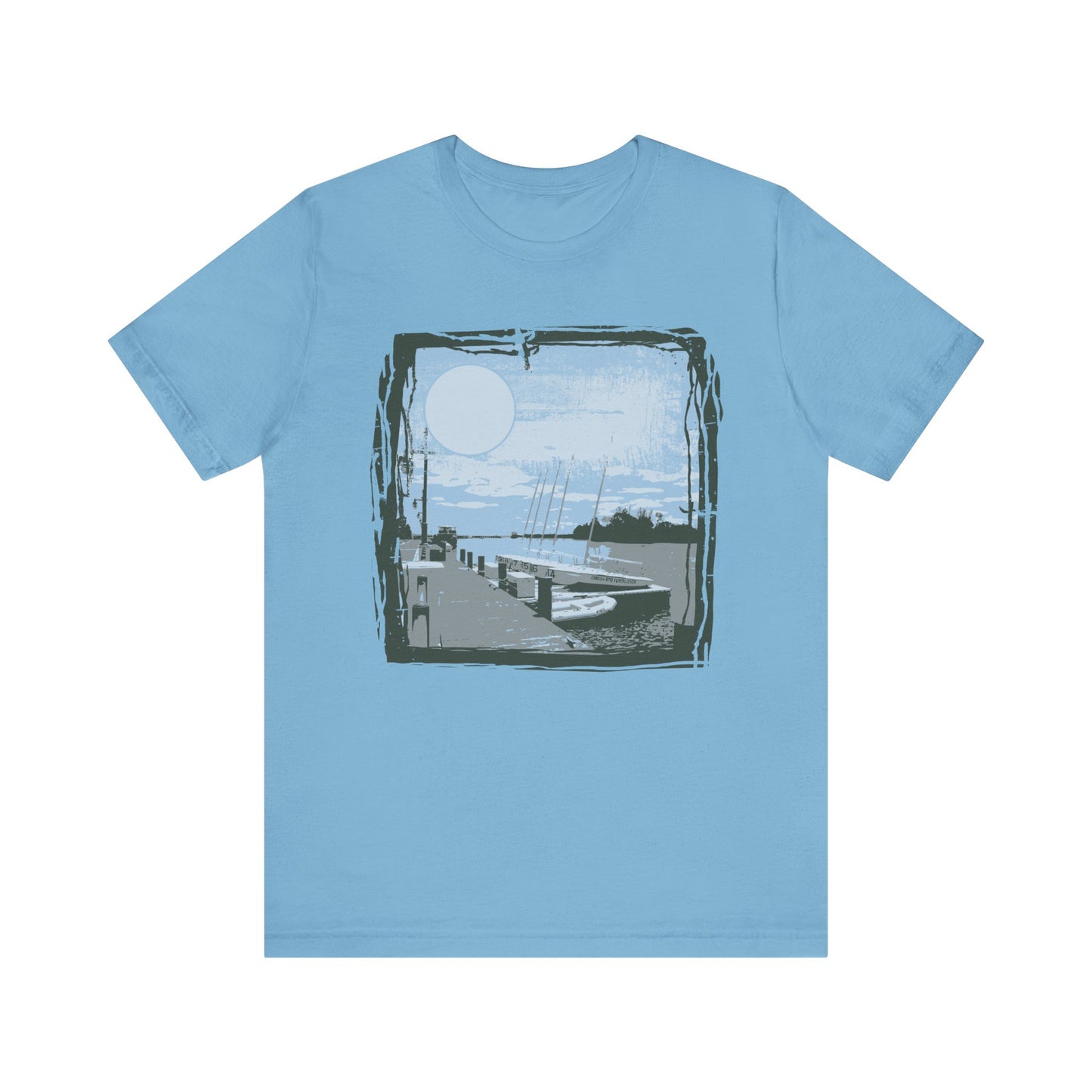 Yacht Club Retro Poster Graphic Design Tee, Yacht Club Shirt, Vintage Tees, Art Design T-Shirt, Graphic Tee, Retro Art Shirts