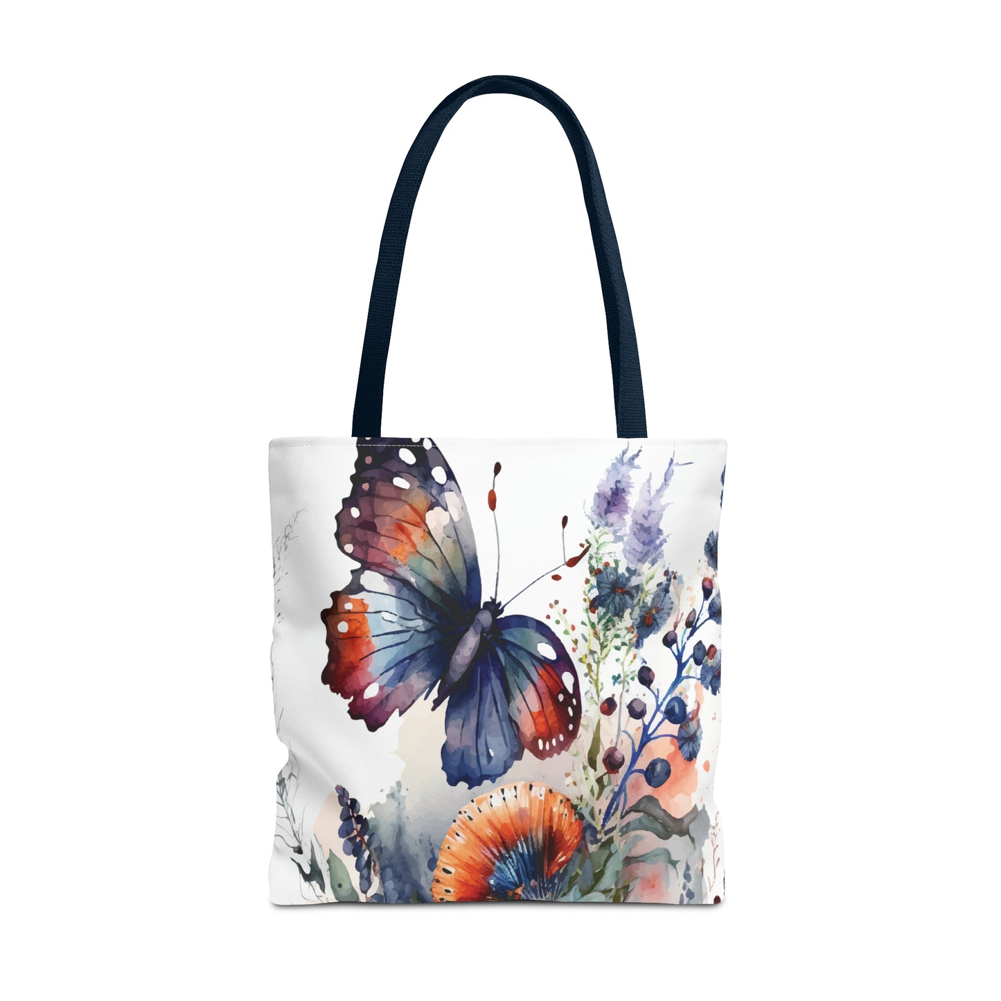 Canvas Bag with Butterfly Prints