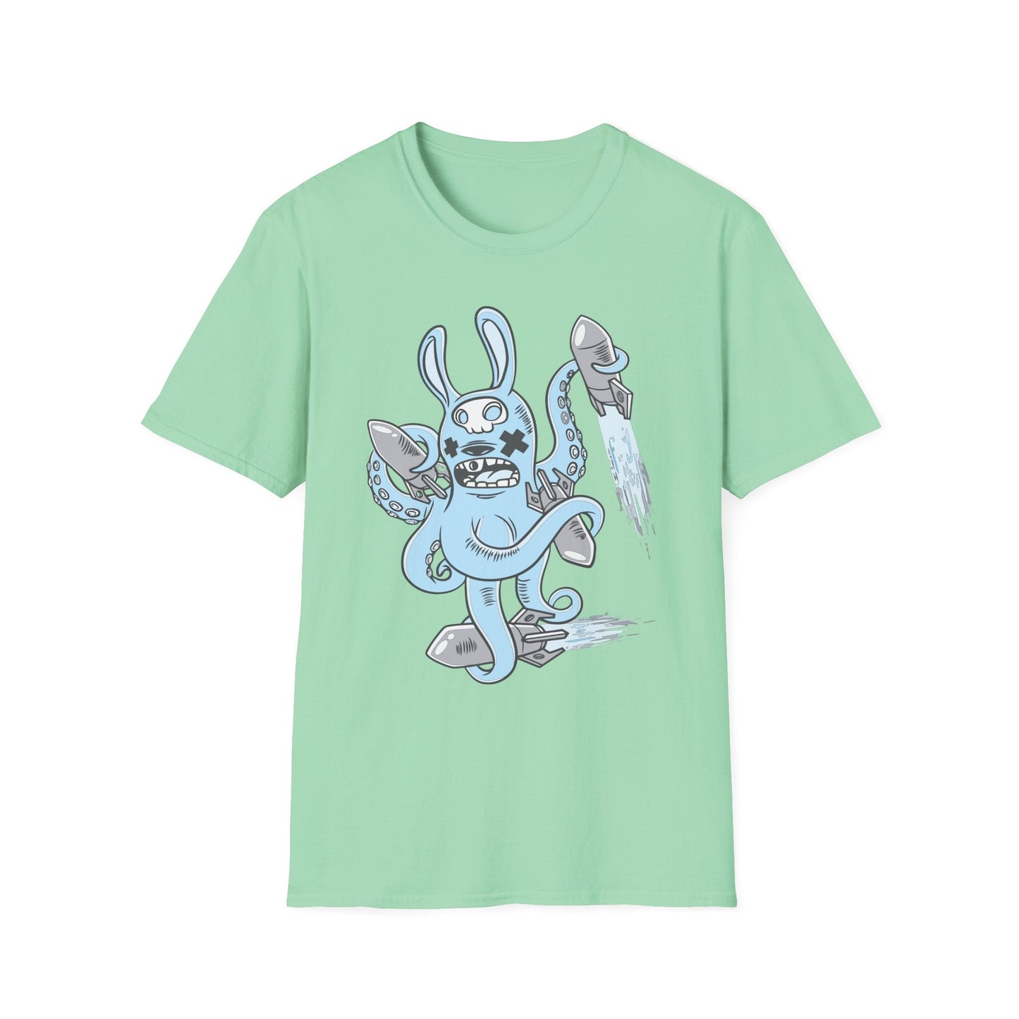Cartoon T Shirt Unisex Animation Tee Funny Art Design Gildan Softstyle 64000 Premium Cotton