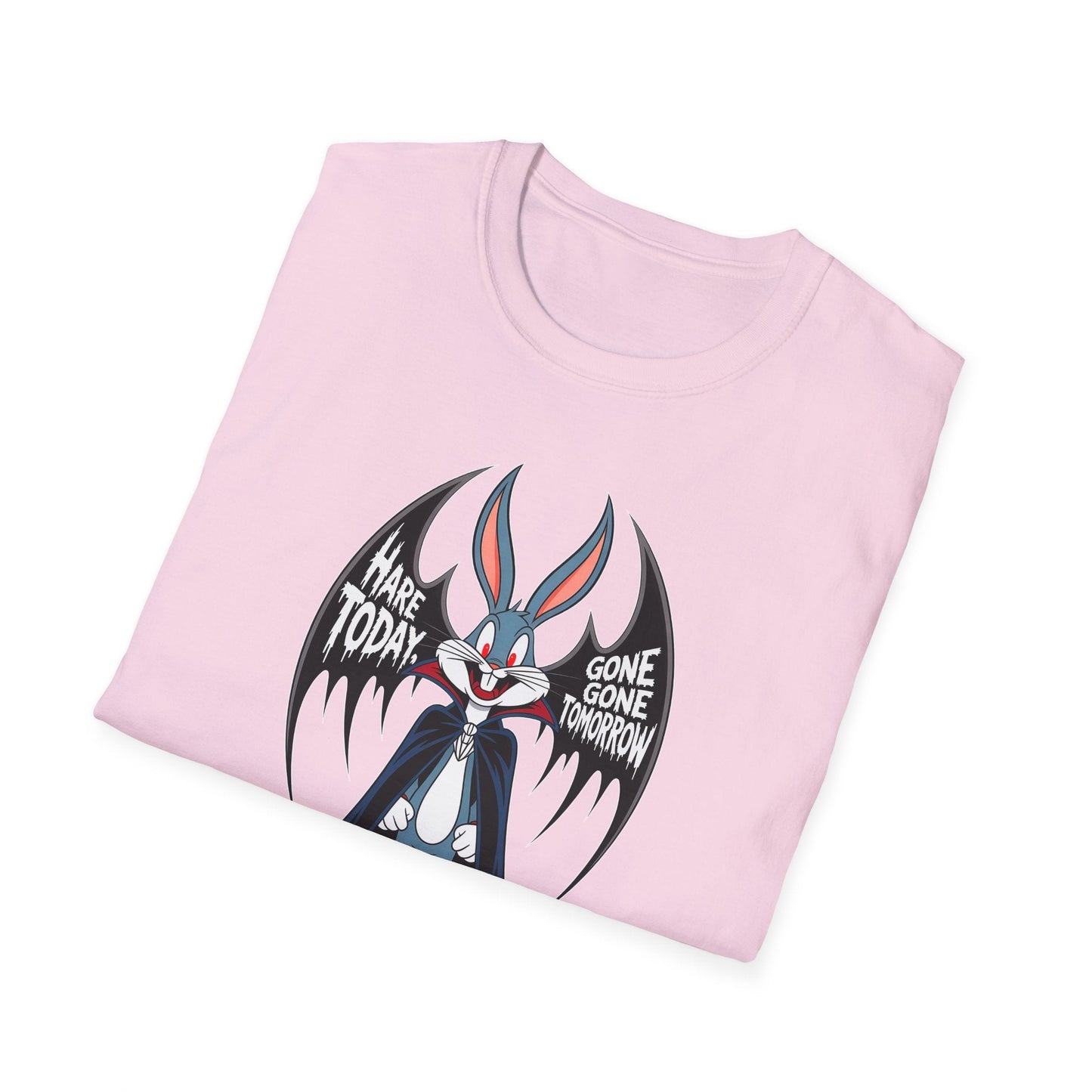 Bugs Bunny T Shirt Cartoon Art Design Unisex Gildan Softstyle 100 Percent Ring Spun Cotton