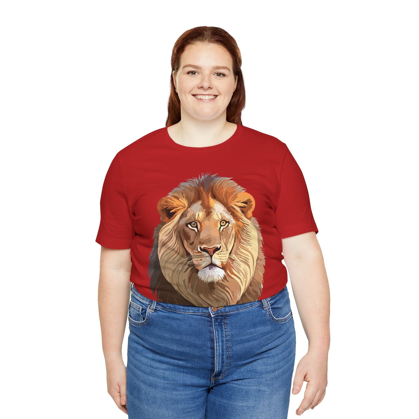 Unisex Animal Graphic Tee Shirt With Wild Animals Art Design For Everyday Wear Casual