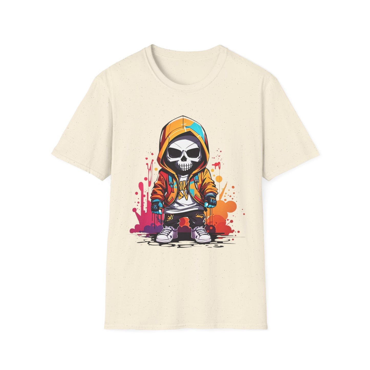 Skull Shirt Unisex Skeleton Graphic Tee Gildan Softstyle 64000 100 Percent Cotton