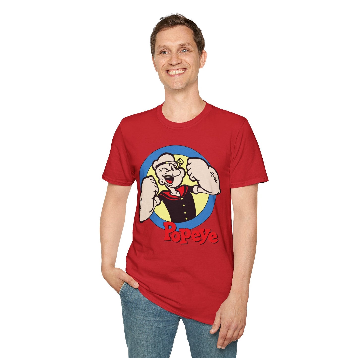 Unisex Cartoon T Shirt With Art Design Funny Animation Tee Gildan Softstyle 64000