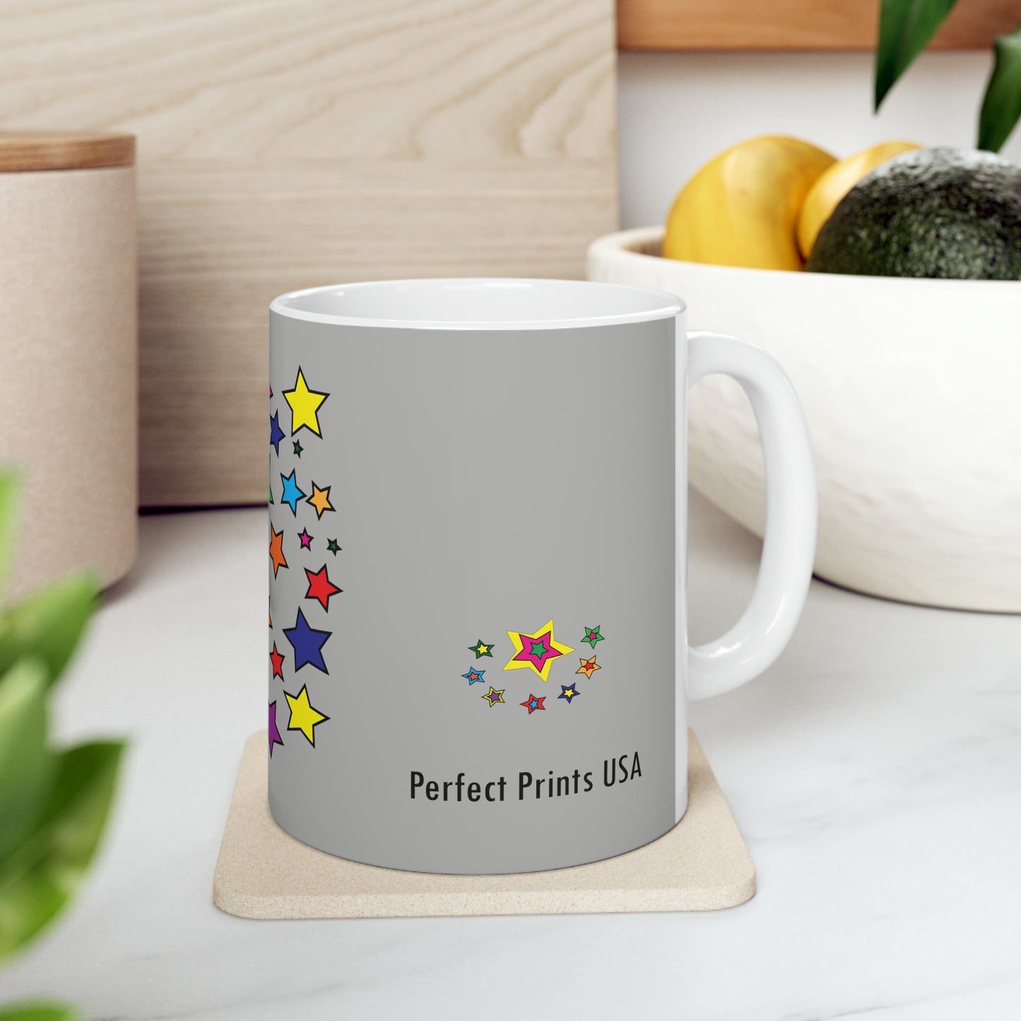 Coffee & Tea Mug with Stars print