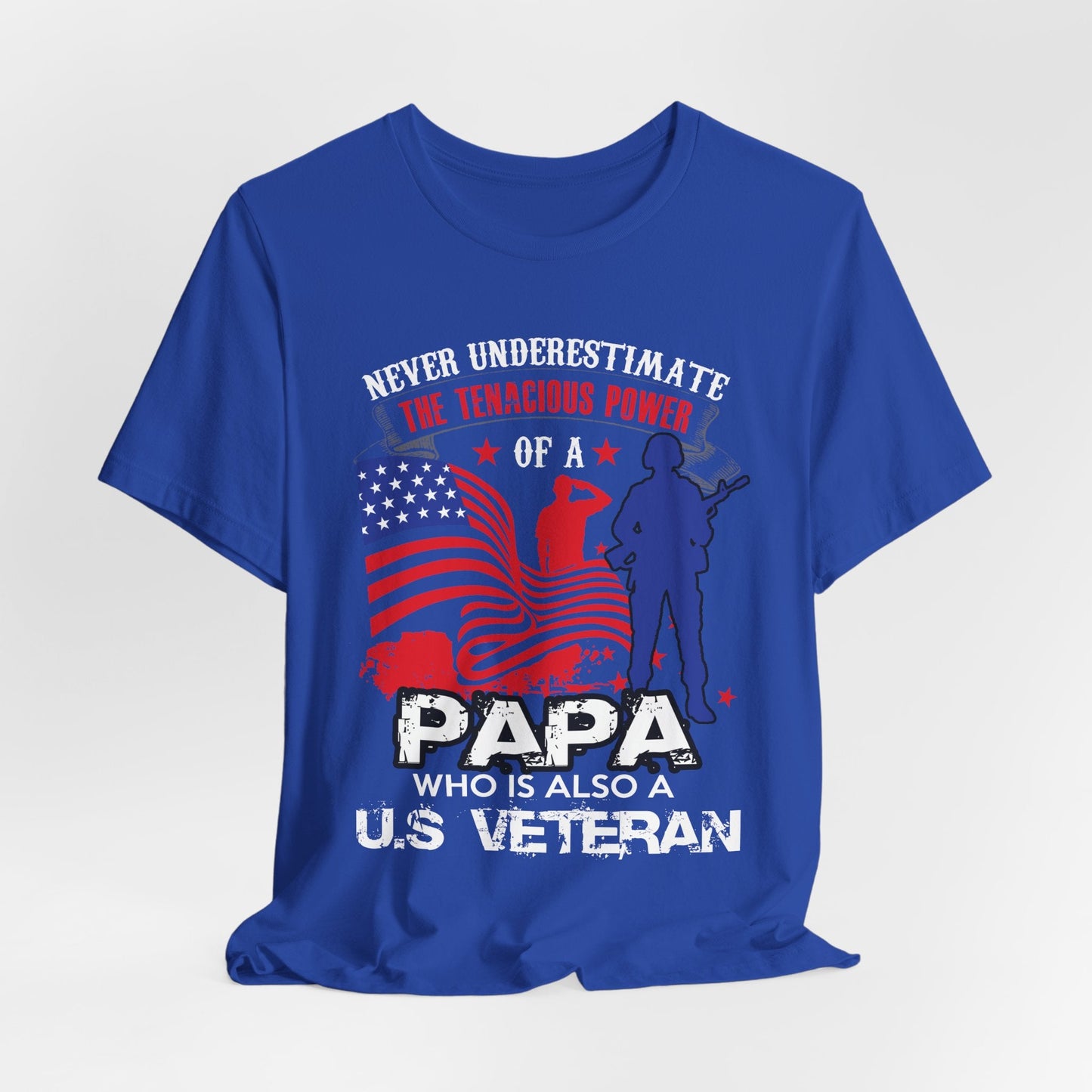 Army Veteran Patriotic Graphic Design Unisex Cotton T-Shirt v53