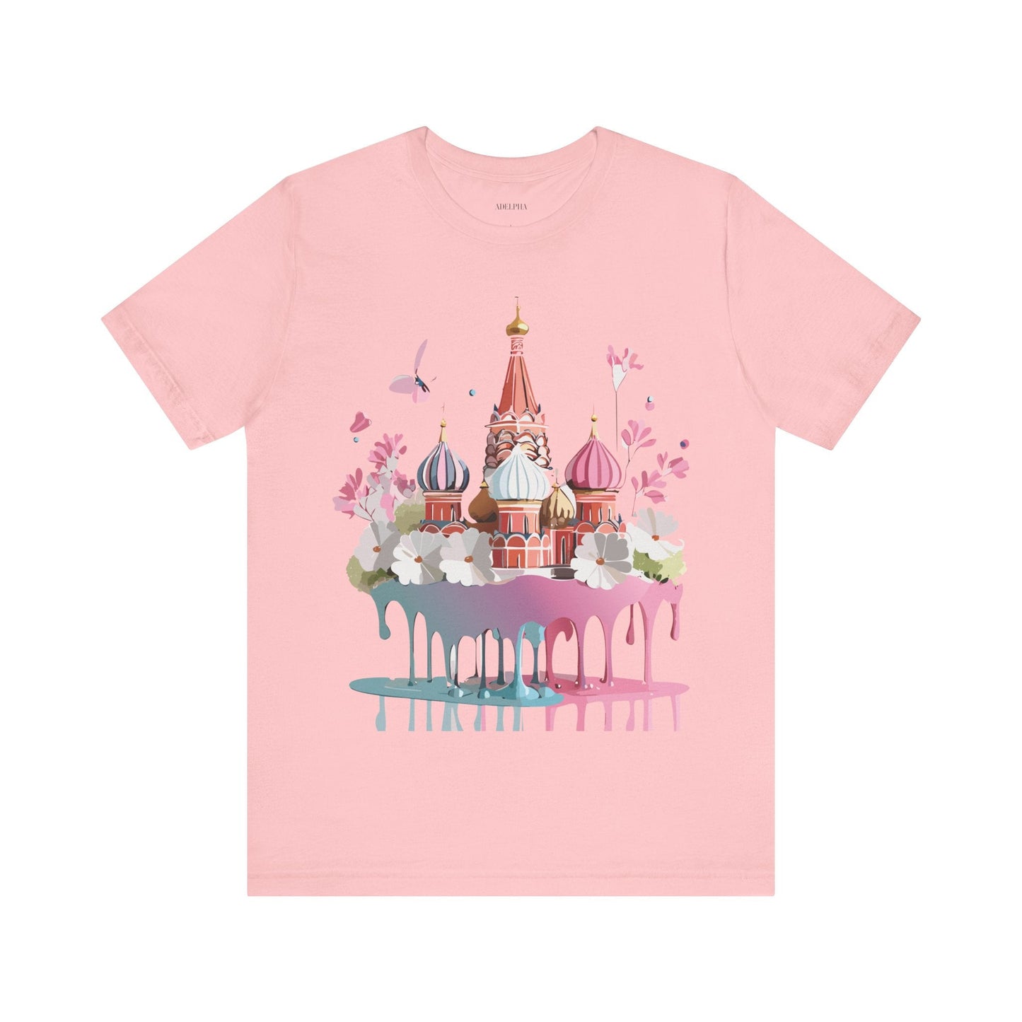 Premium Unisex Tourist Shirt Moscow Graphic Tee With Vintage Adelpha Artwork and Comfort
