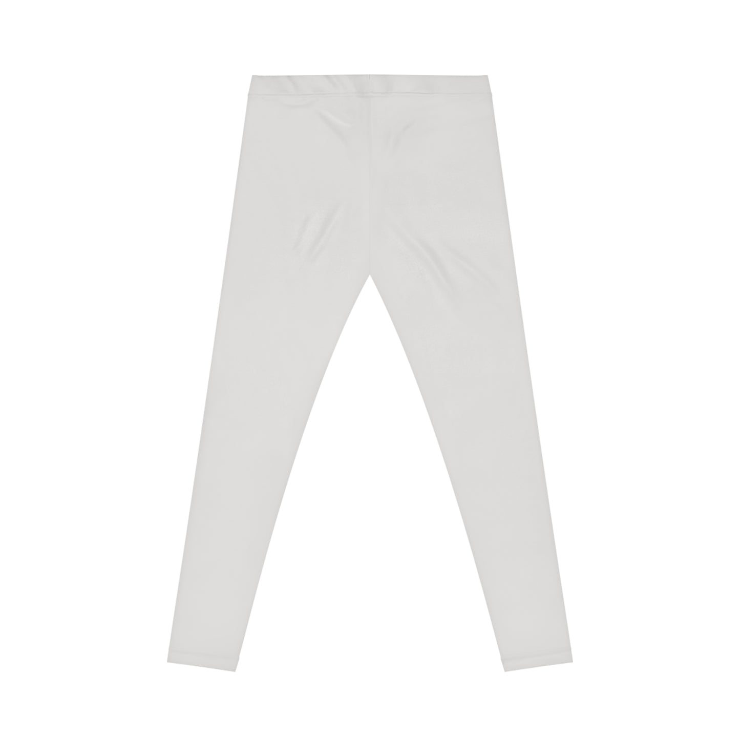 Alabaster White Color Women's Poly-Span Casual Leggings Print Everyday Activewear Pants