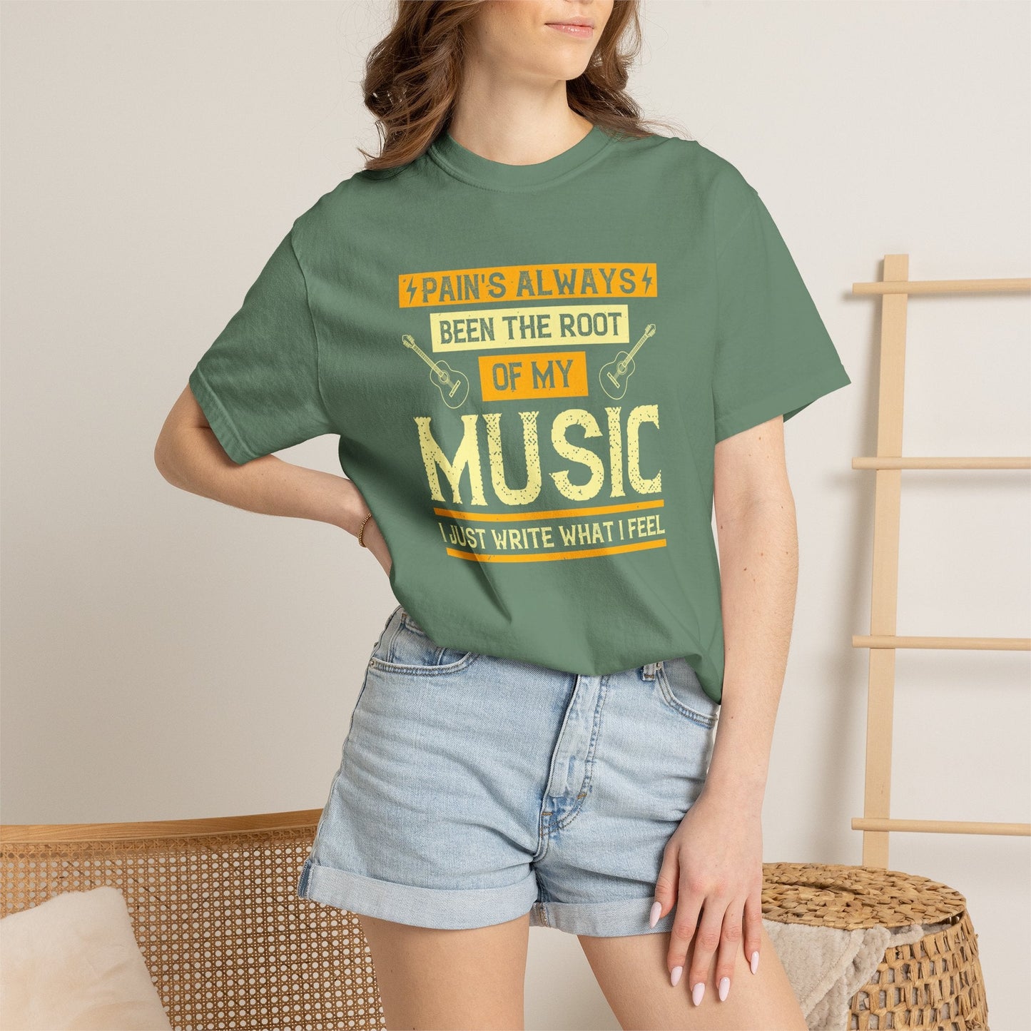 Music Graphic Design Unisex Cotton T-shirt  m41