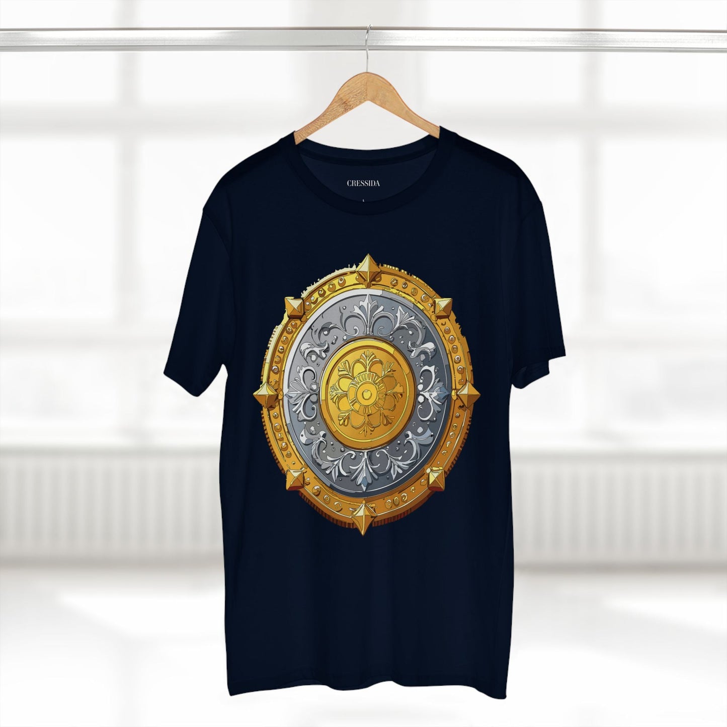 Antique Gold Coin Graphic Design T-Shirt Unisex 100 Cotton With Golden Print Artwork Tee 22