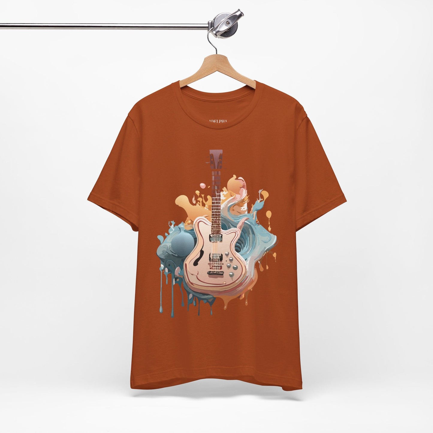 Adelpha Vintage Inspired Graphic Tee Unisex Jersey Short Sleeve Music Design Collectible