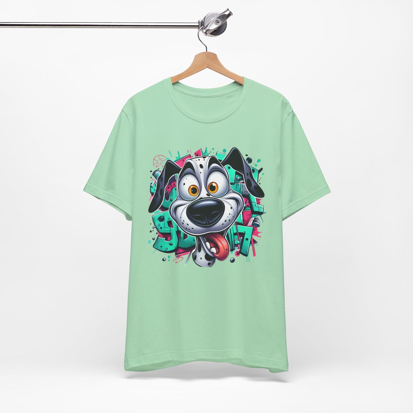 Viki Animal Tees, Dog Tee Shirt, Funny Dog T-Shirt, Art Design Top, Funny Animal T-Shirt, Graphic Tee