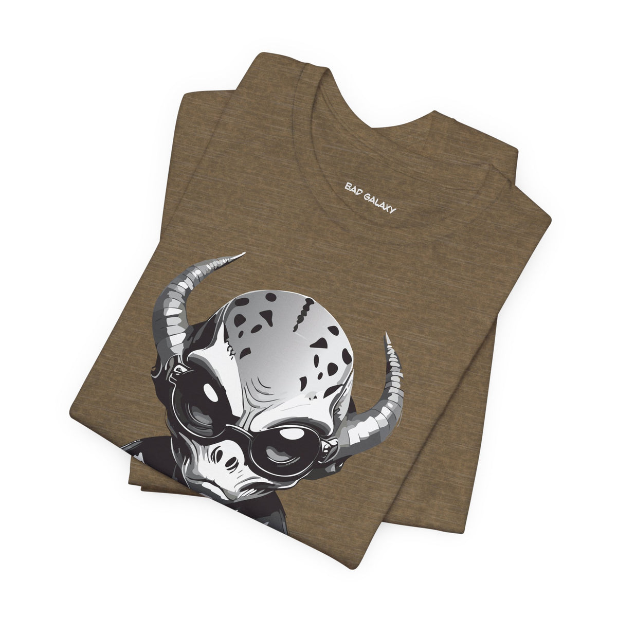 Alien Graphic Unisex Cotton Bella+Canvas Tee with Art Design b80