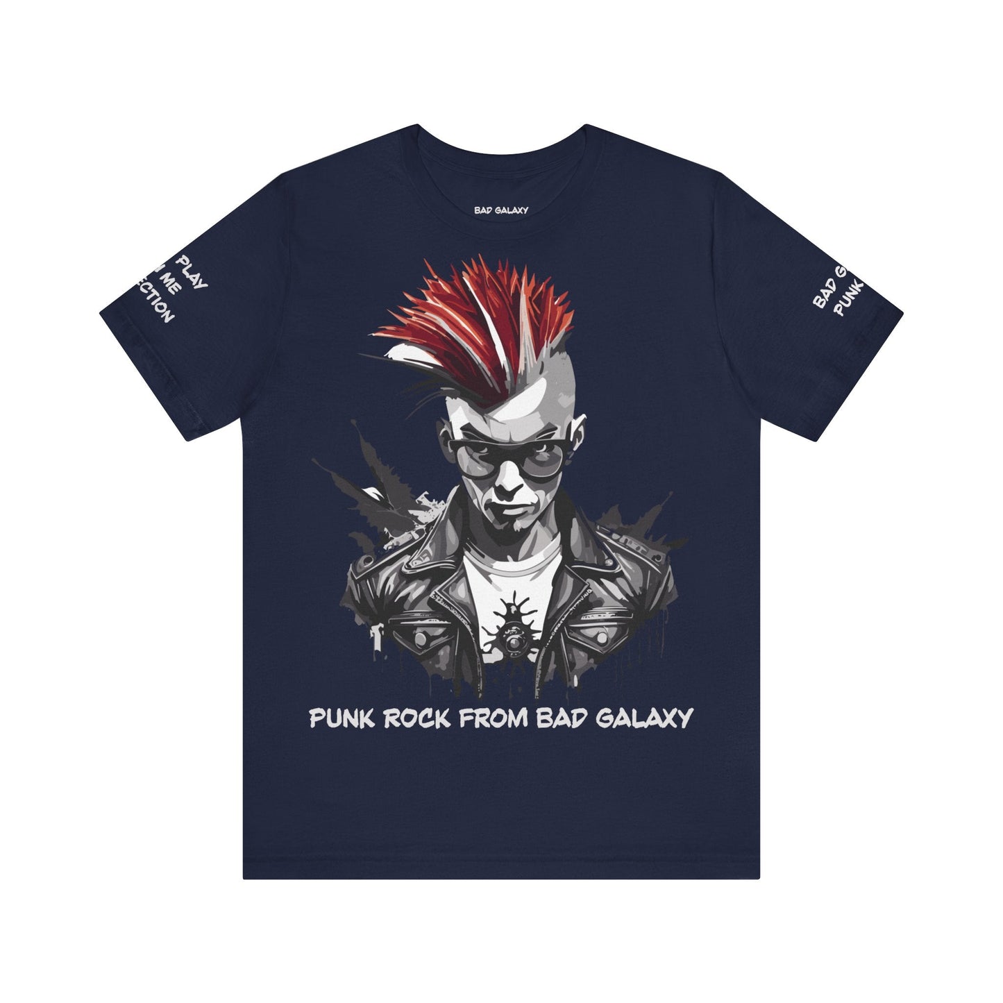 Punk Rock Tee Shirt Made To Order In USA With 100 Percent Cotton And Eco Friendly Inks