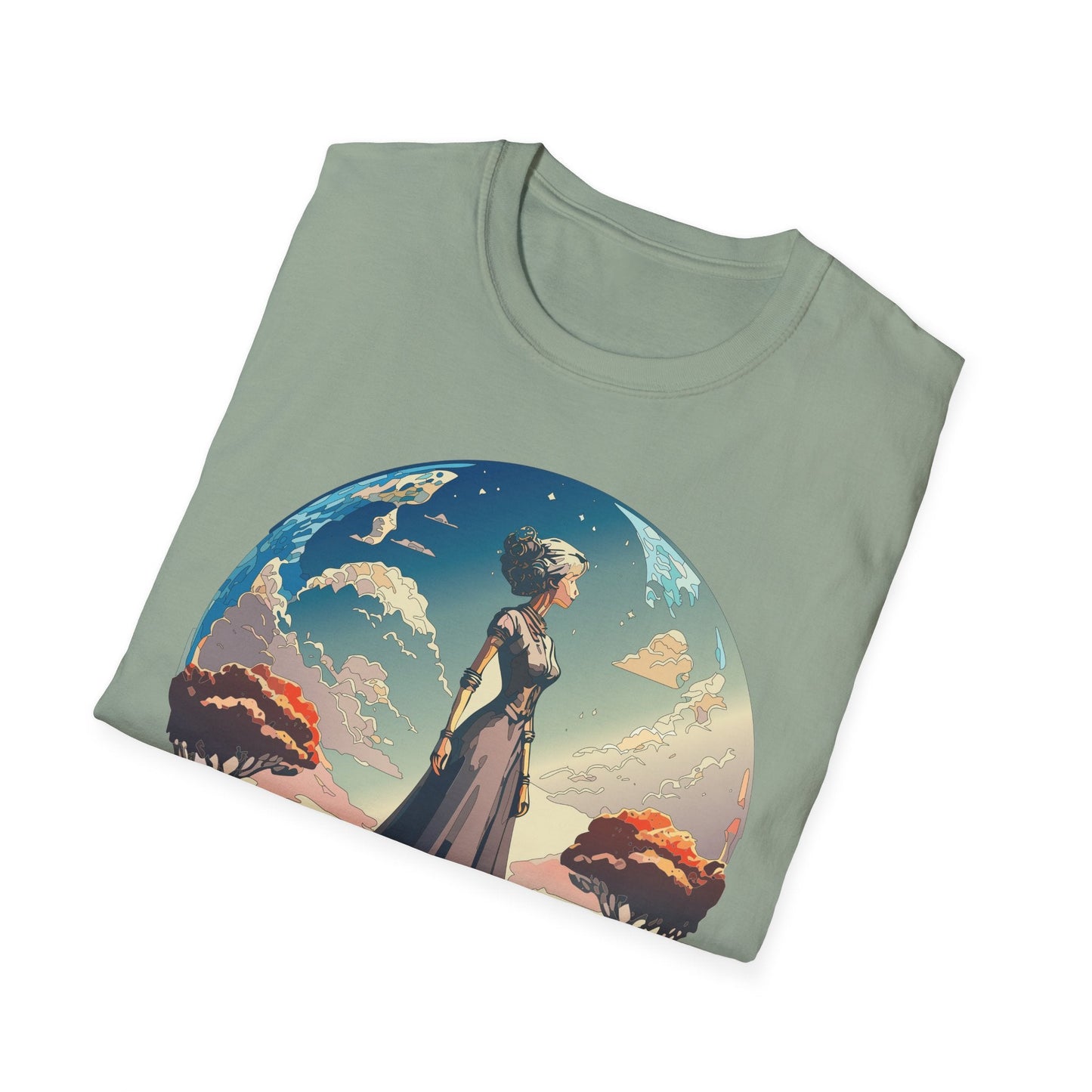 Womens Graphic T Shirt Art Design Tee Gildan Softstyle 64000 Unisex Cotton Short Sleeve