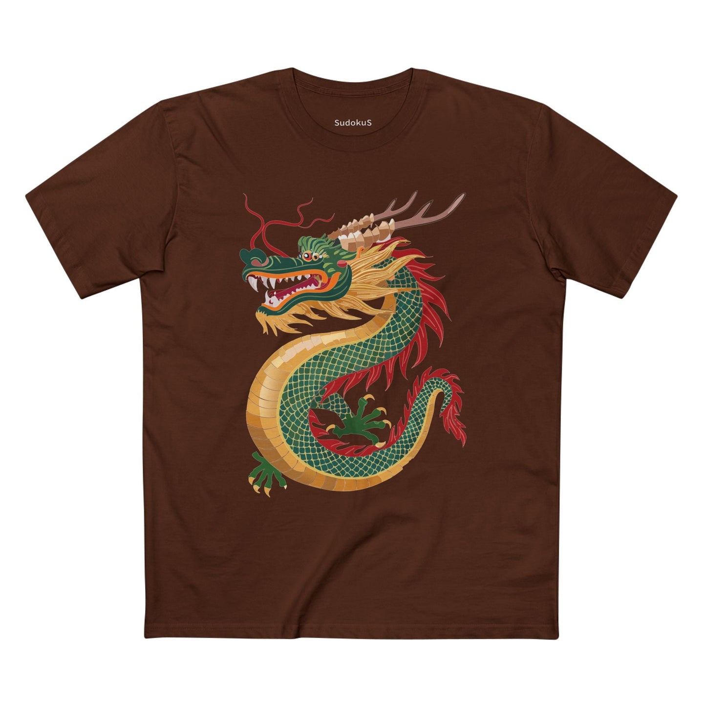 Dragon Graphic Unisex 100 Cotton Staple Tee 12