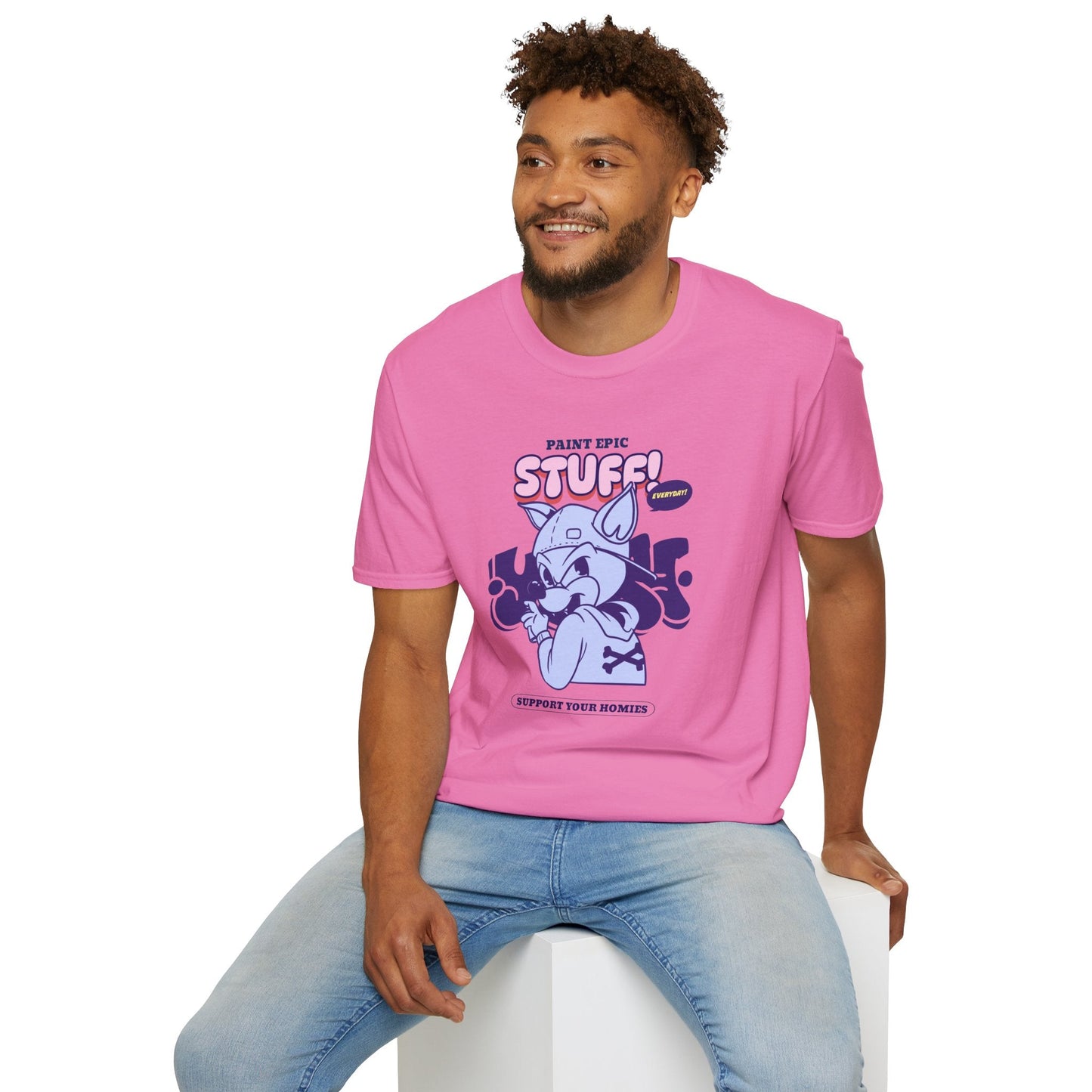 Funny Animals Shirts Unisex Graphic Tee Soft Cotton Gildan Softstyle 64000 Comfortable Everyday Wear