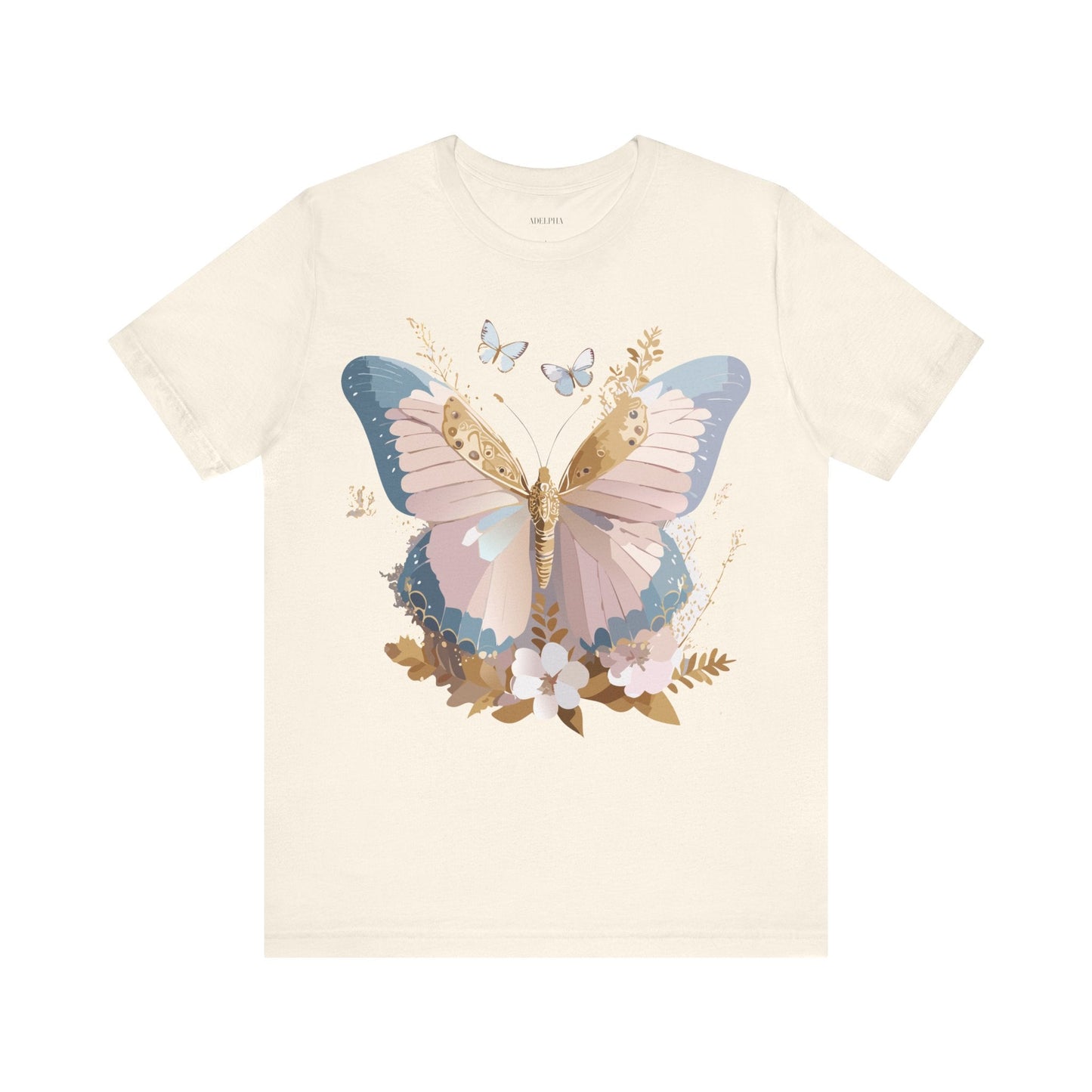 Adelpha Vintage Inspired Butterfly Graphic Tee Unisex Short Sleeve