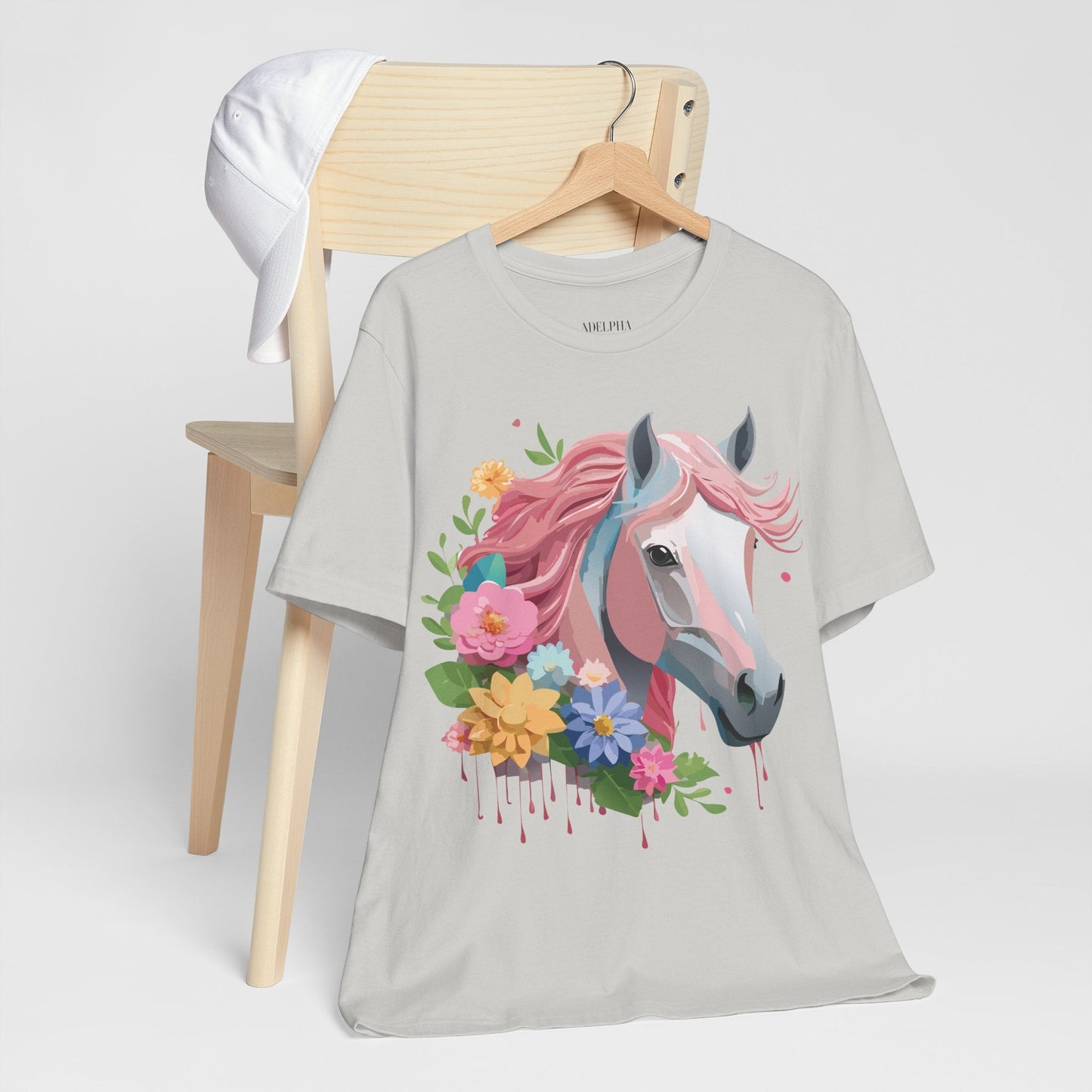 Horse Graphic Unisex 100 Cotton Vintage Animal Art T-Shirt 1