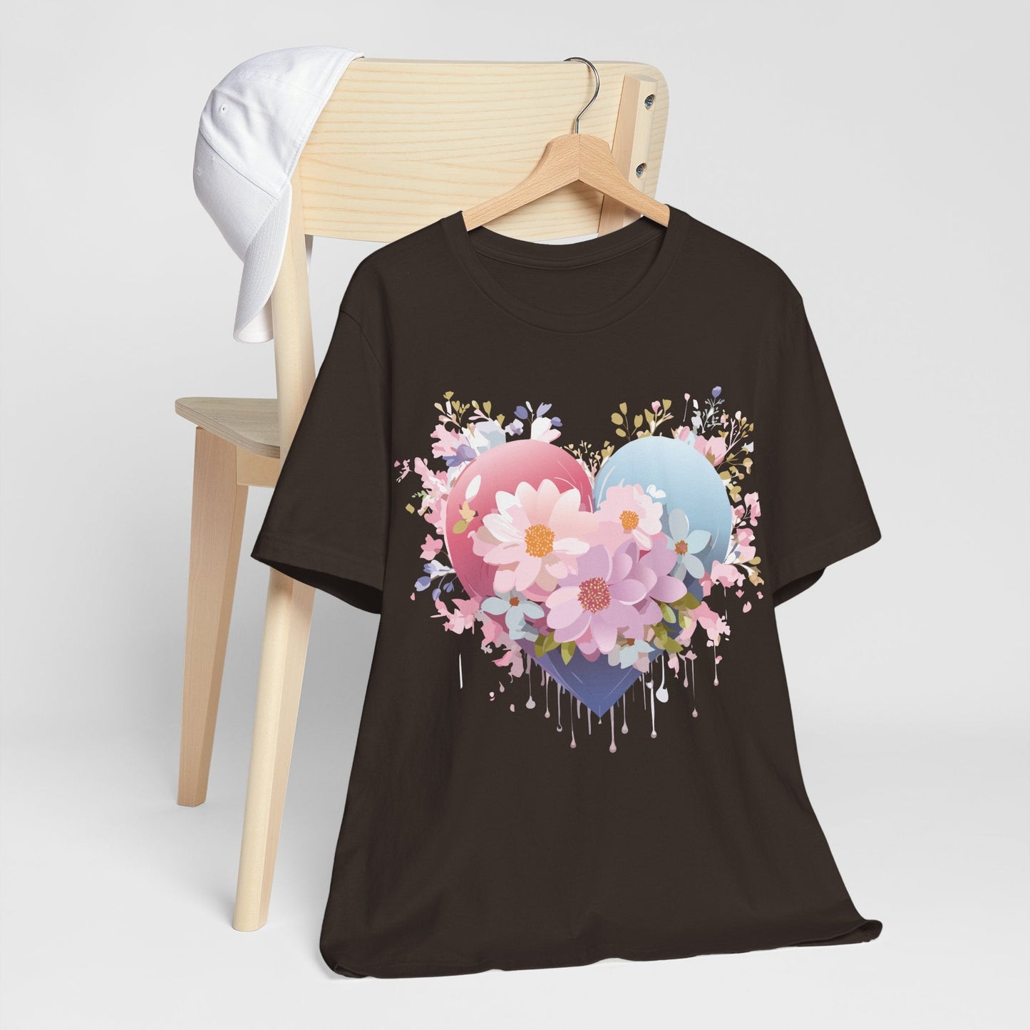Valentine Graphic Tee Unisex Short Sleeve Vintage Inspired Artwork From Adelpha Premium Design