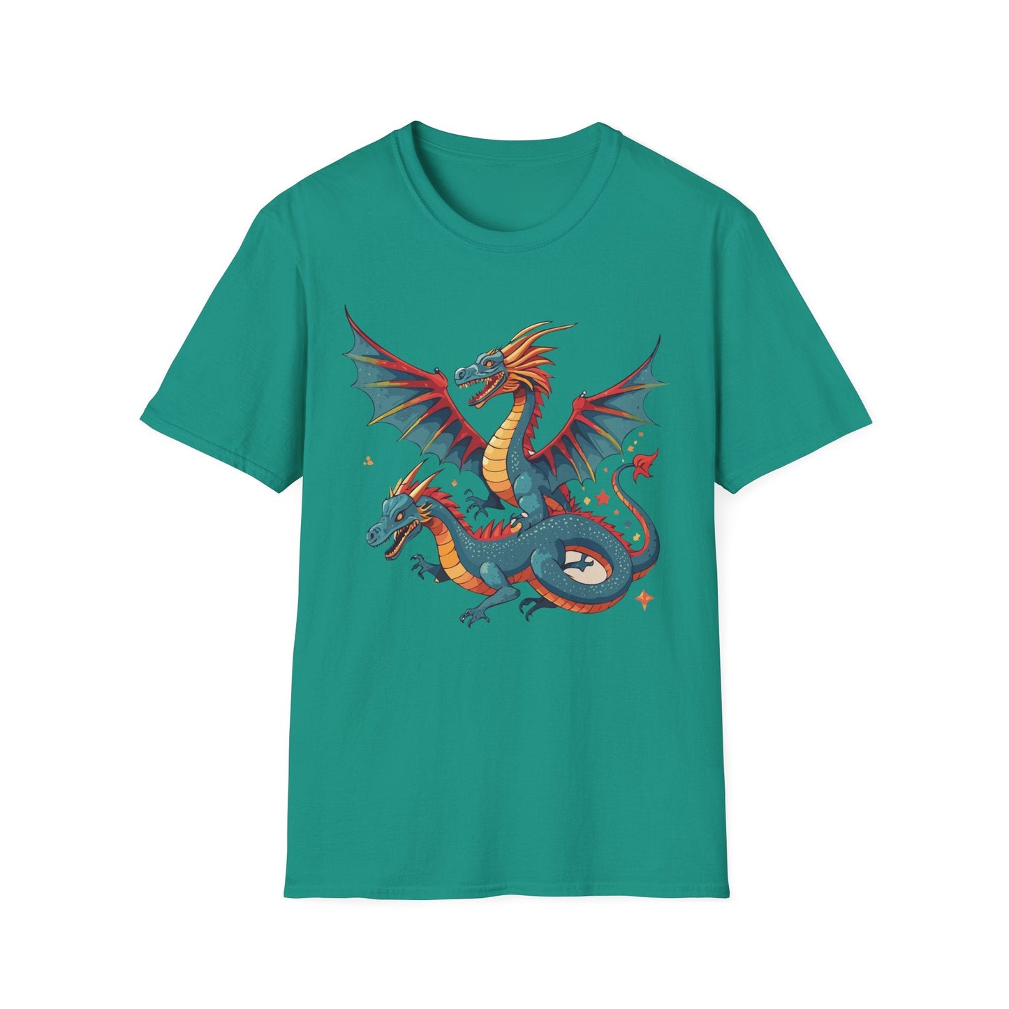 Dragon Graphic Unisex 100 Cotton Tee with Animal Artwork Design 13