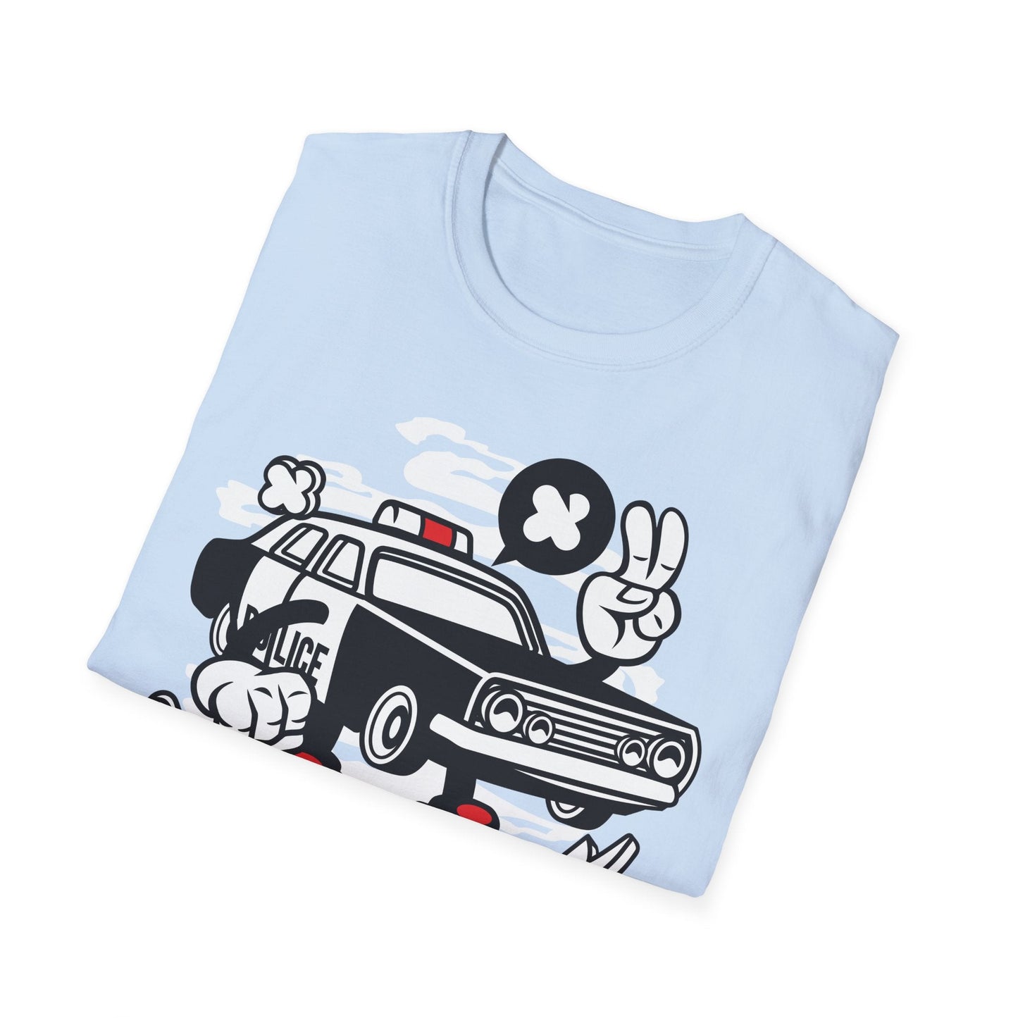 Cartoon T Shirt Animation Tee Funny Unisex Gildan Softstyle 64000 Cotton Tee Comfort