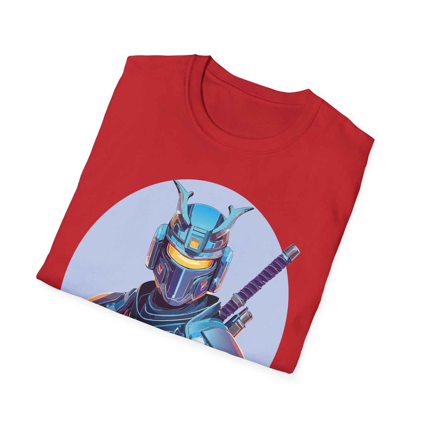 Samurai Shirt Unisex Softstyle Tee 64000 Gildan 100 Percent Ring Spun Cotton Comfort Fit