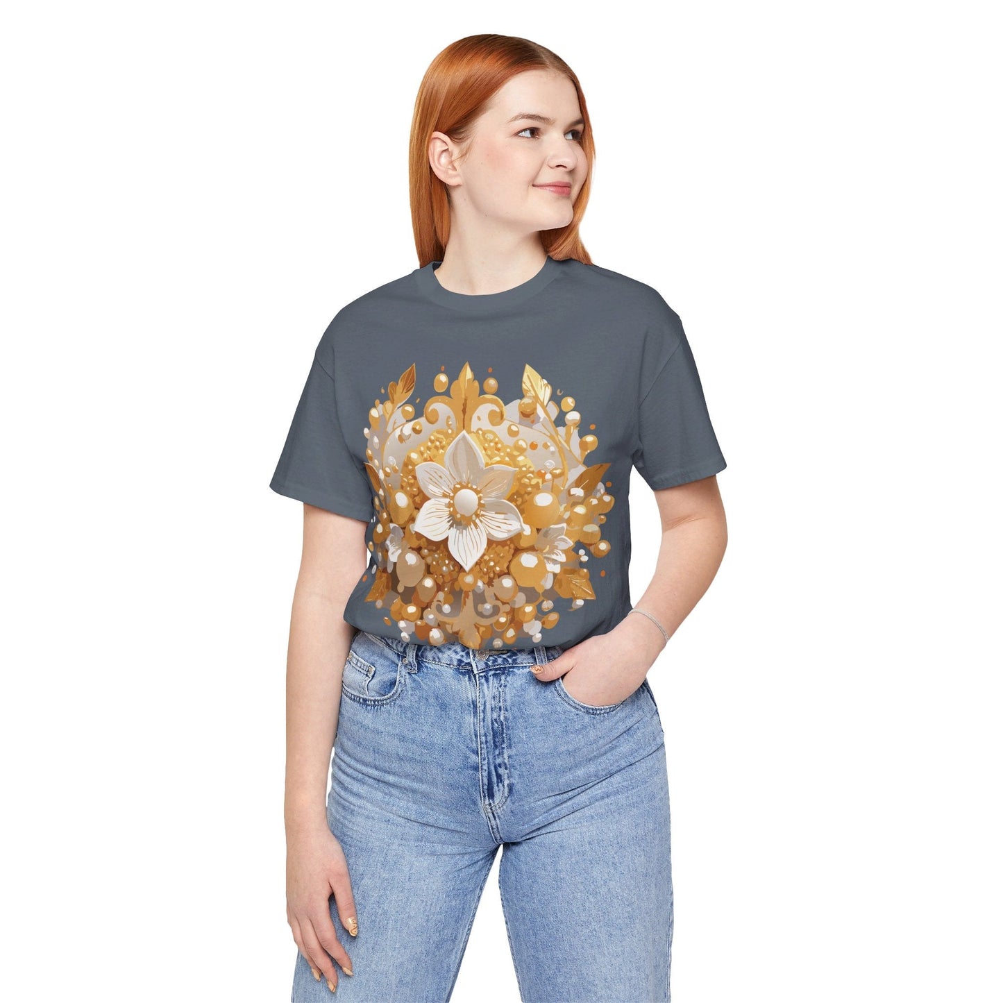 Jewelry Graphic Unisex 100 Cotton Vintage Treasure Art T-Shirt 25