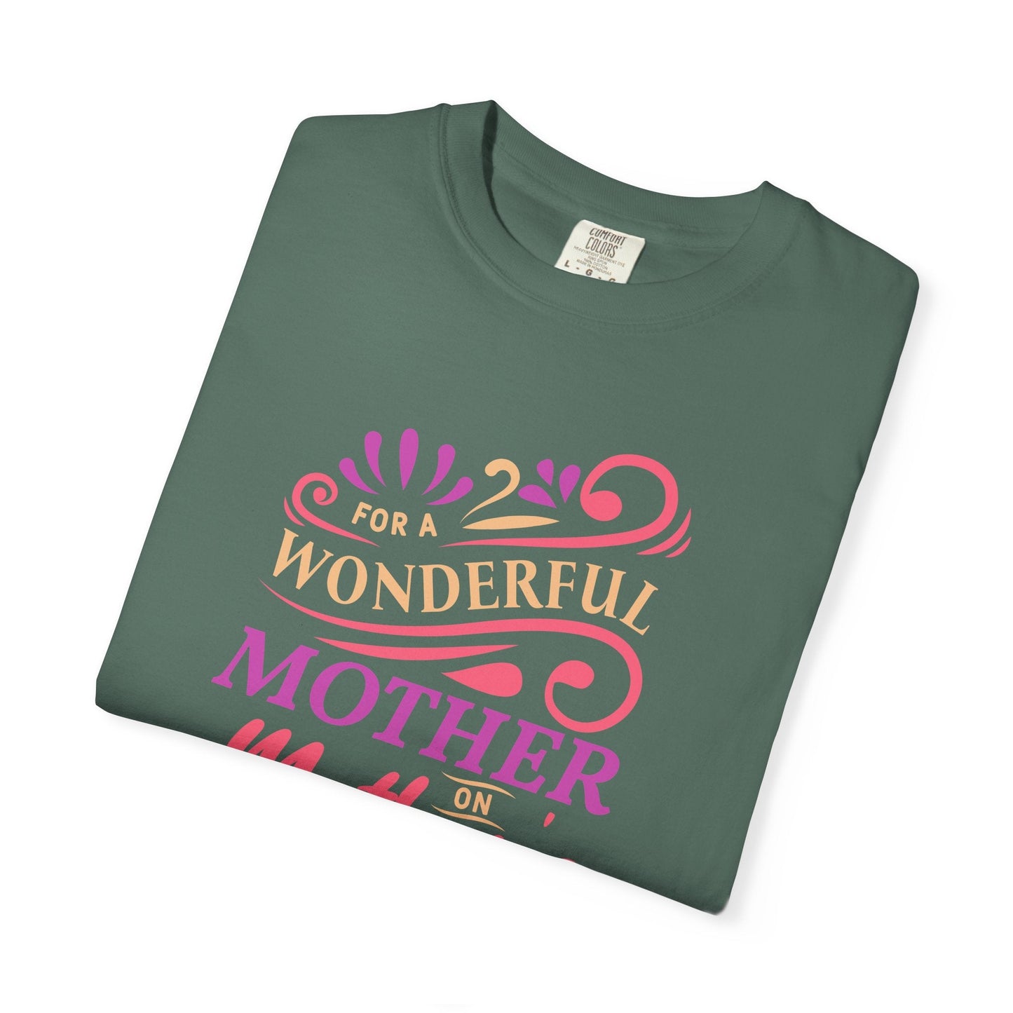 Mom T-shirt Mother's Day Mama Tee Unisex Comfort Colors Garment-Dyed Cotton h18