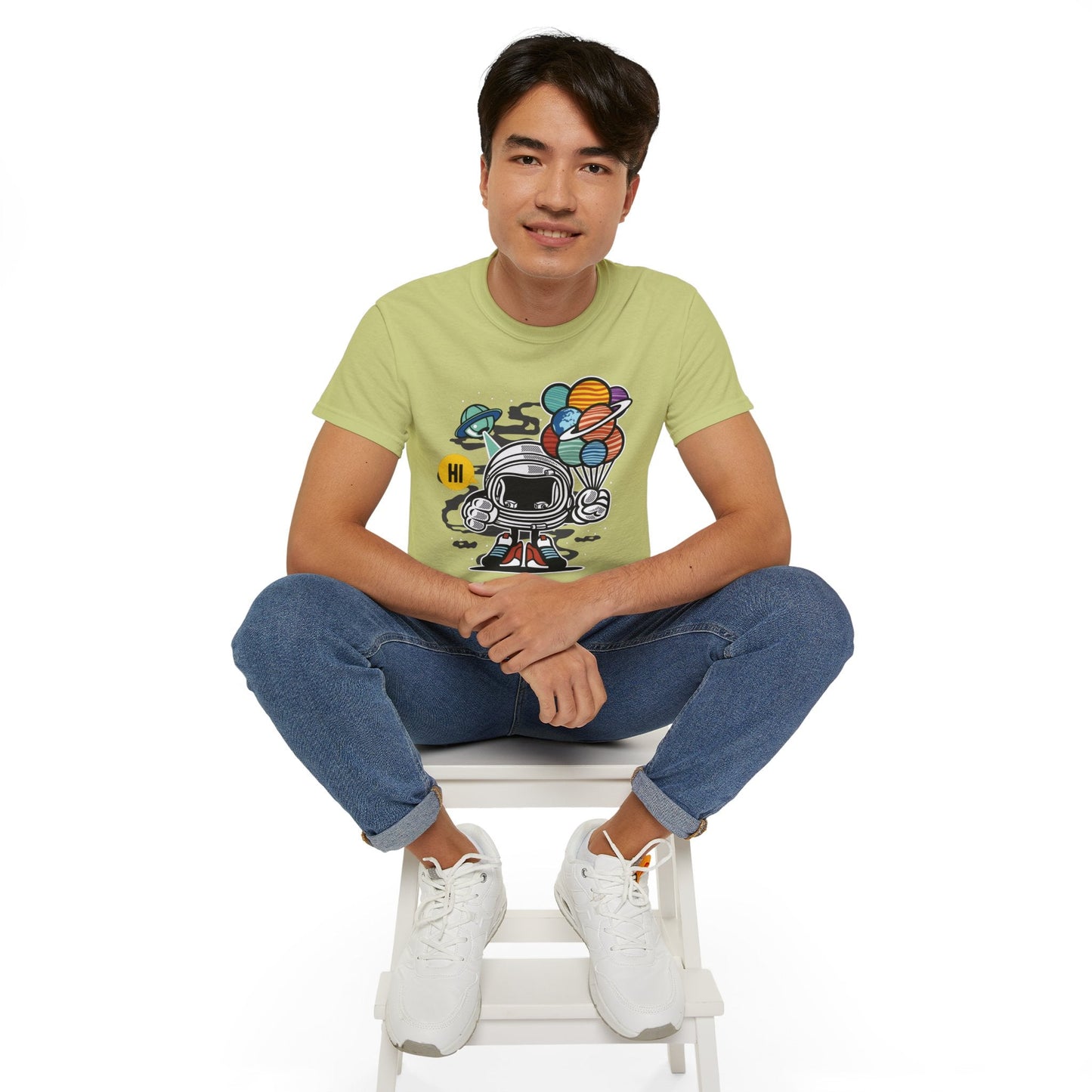 Astronaut Graphic Unisex 100 Cotton Tee 2