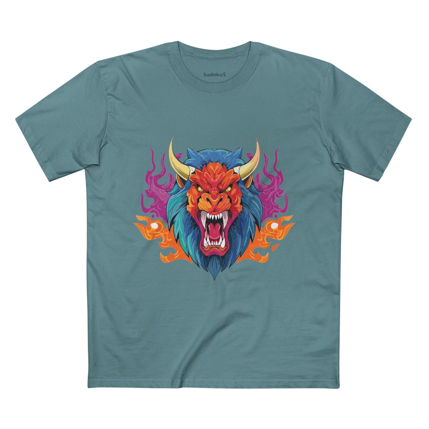Cartoon Monsters Graphic Unisex 100 Cotton Staple Tee 23