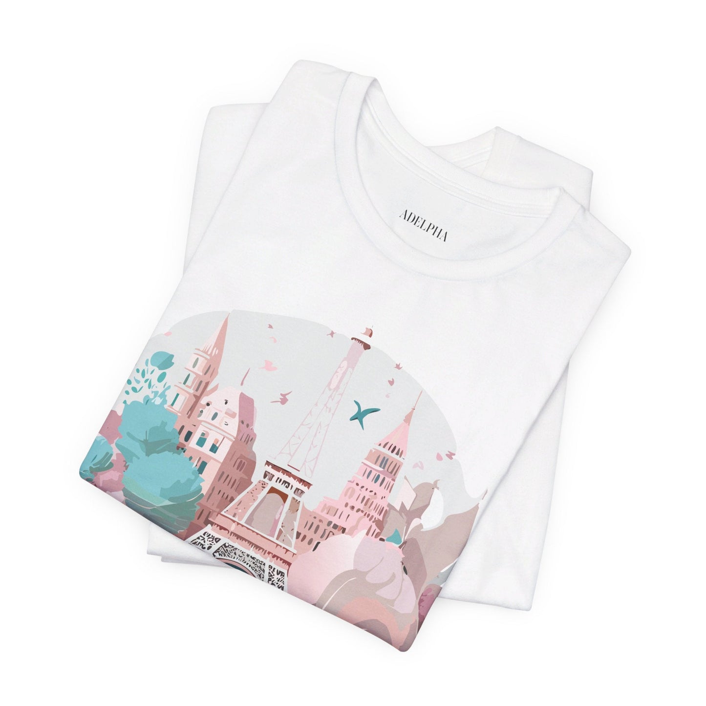 Paris Graphic Tee Unisex Premium Adelpha Art Design Vintage Inspired Short Sleeve Shirt