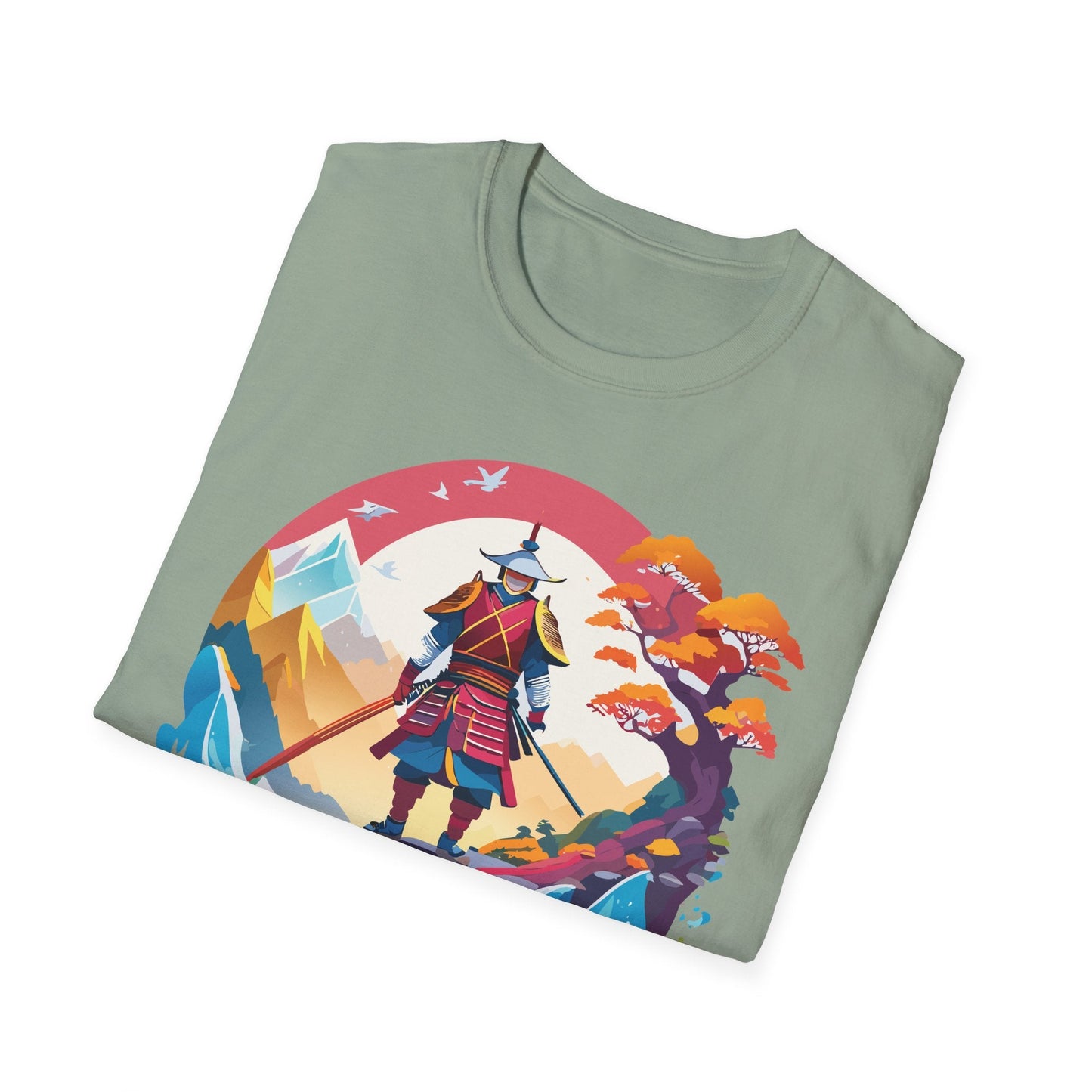 Samurai Shirt Gildan Softstyle 64000 Ring Spun Cotton Unisex Tee For Everyday Comfort